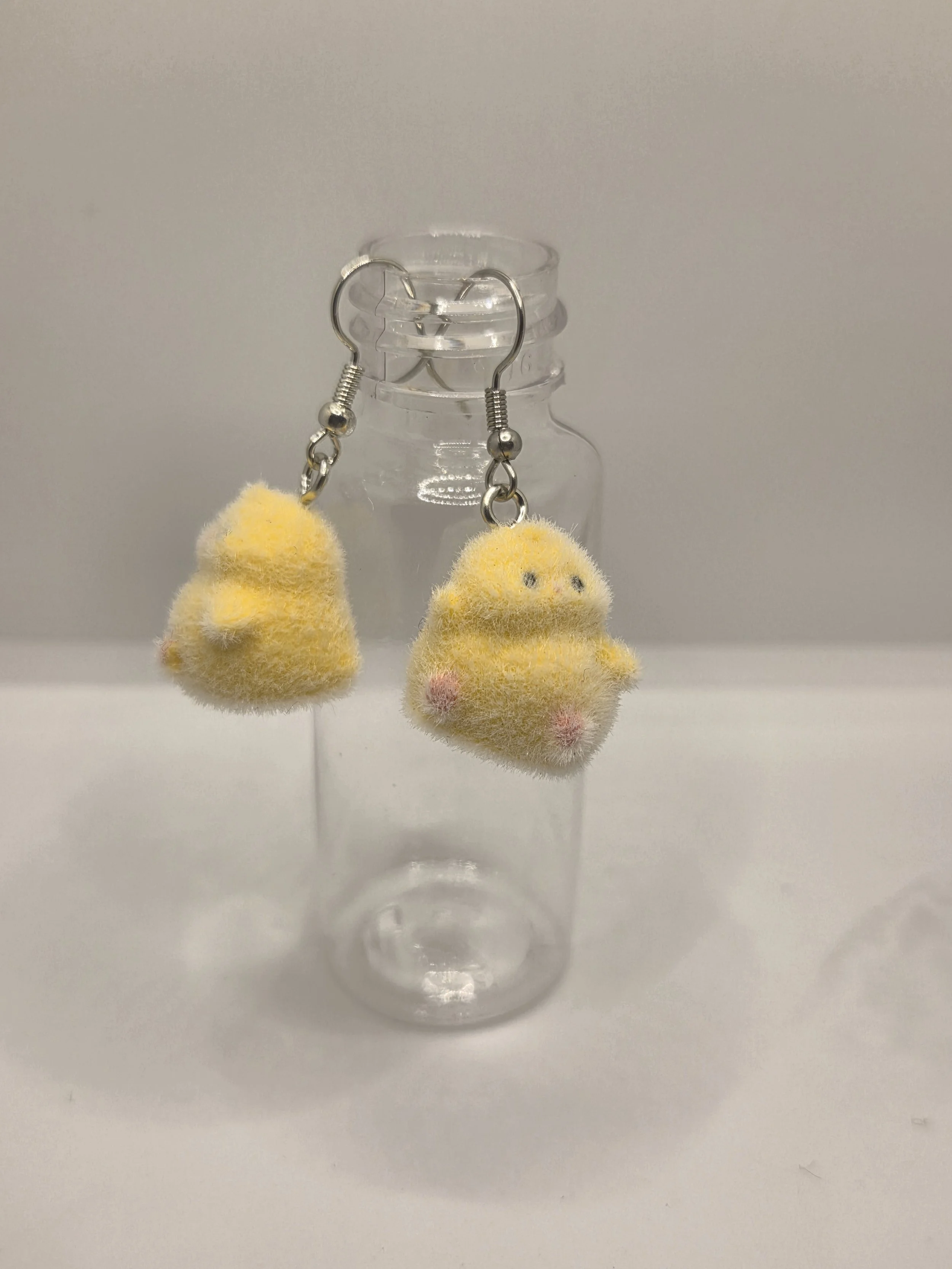 Fuzzy Chick Earrings