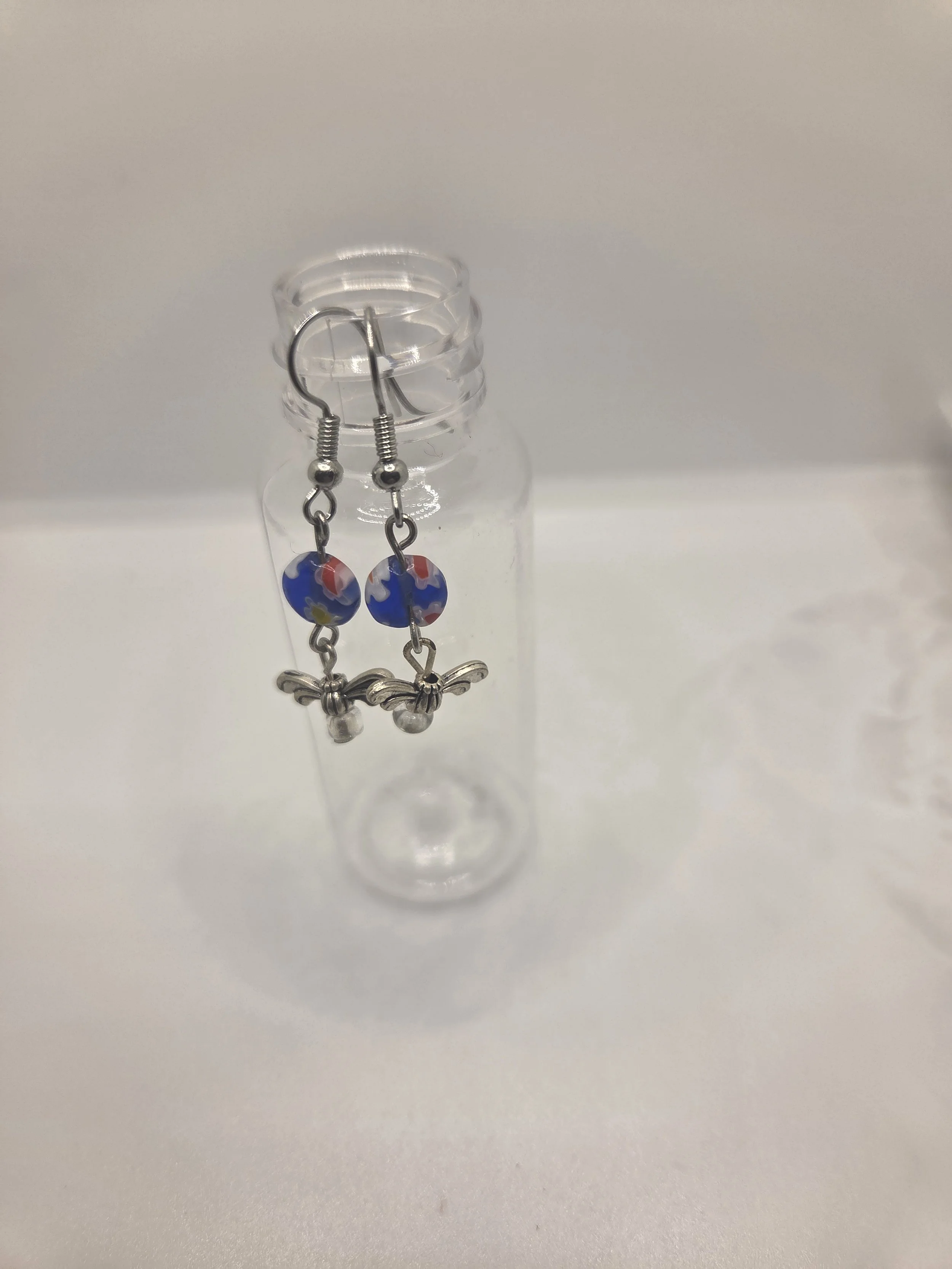 Flower and Firefly Earrings