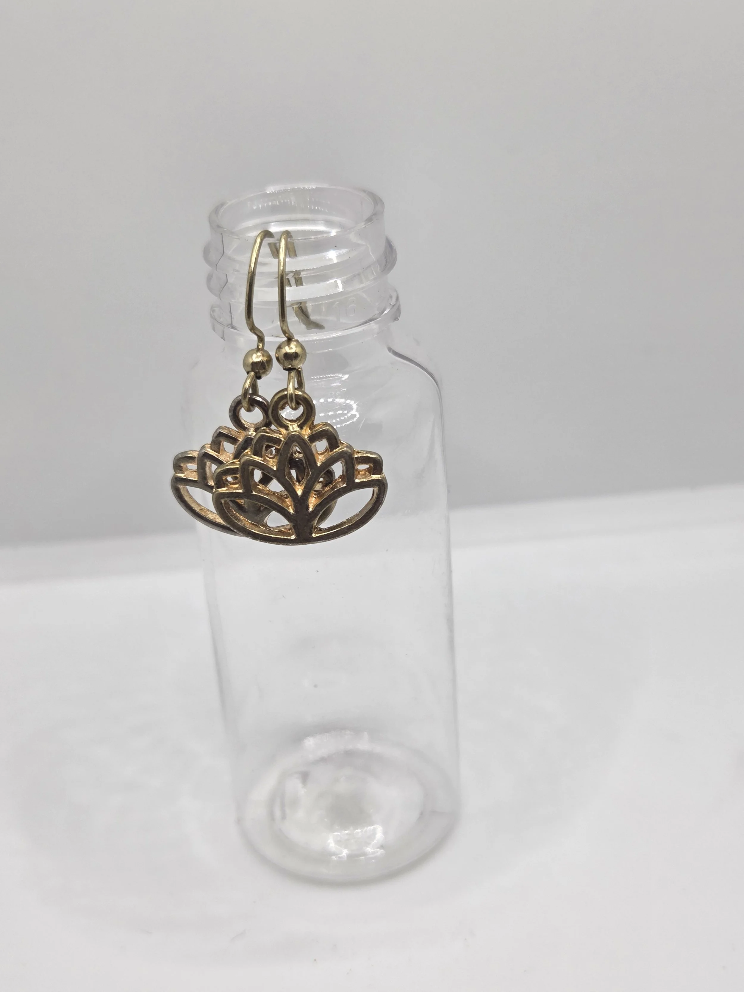 Lotus Flower Earrings