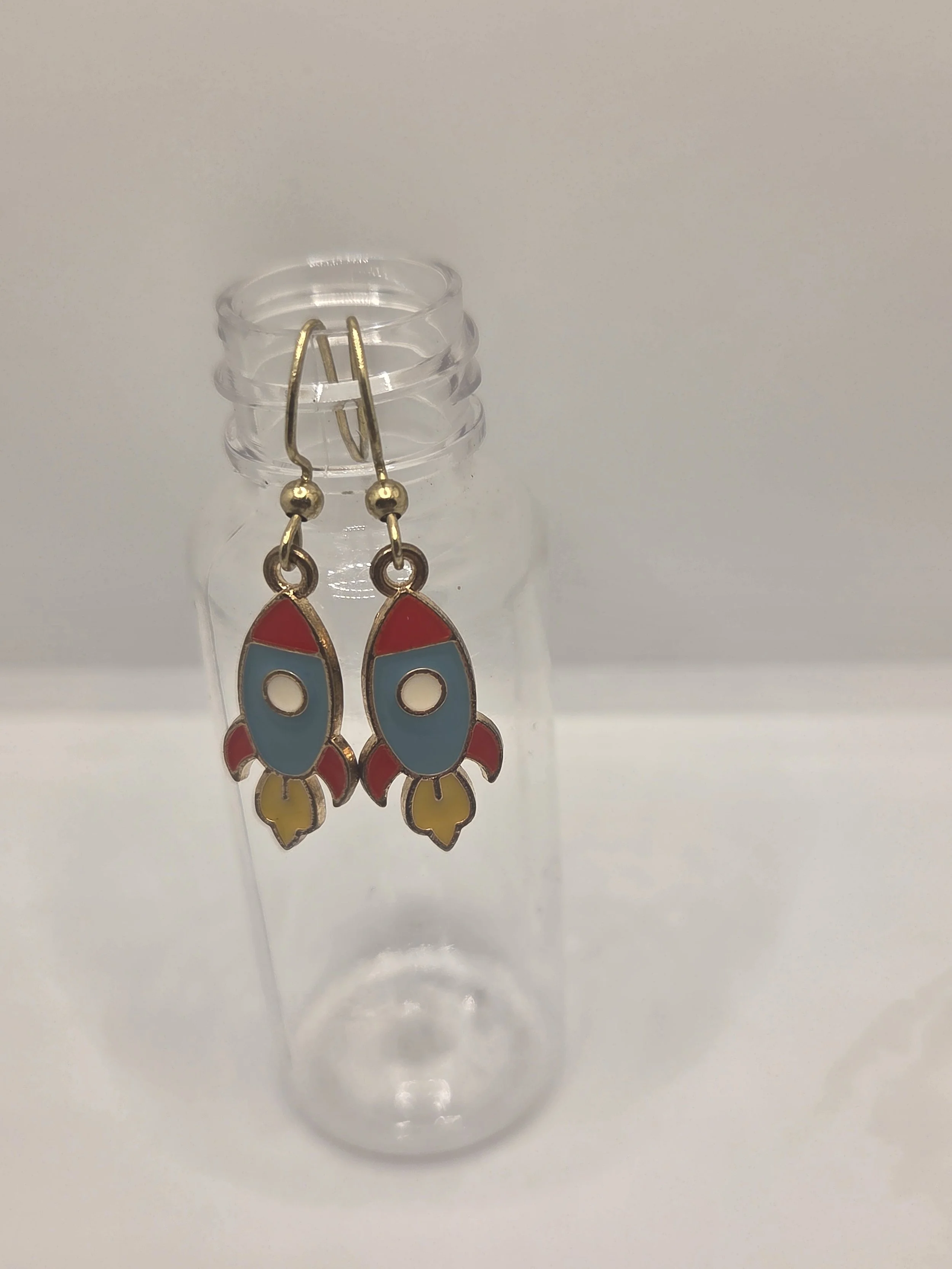 Rocket Ship Earrings