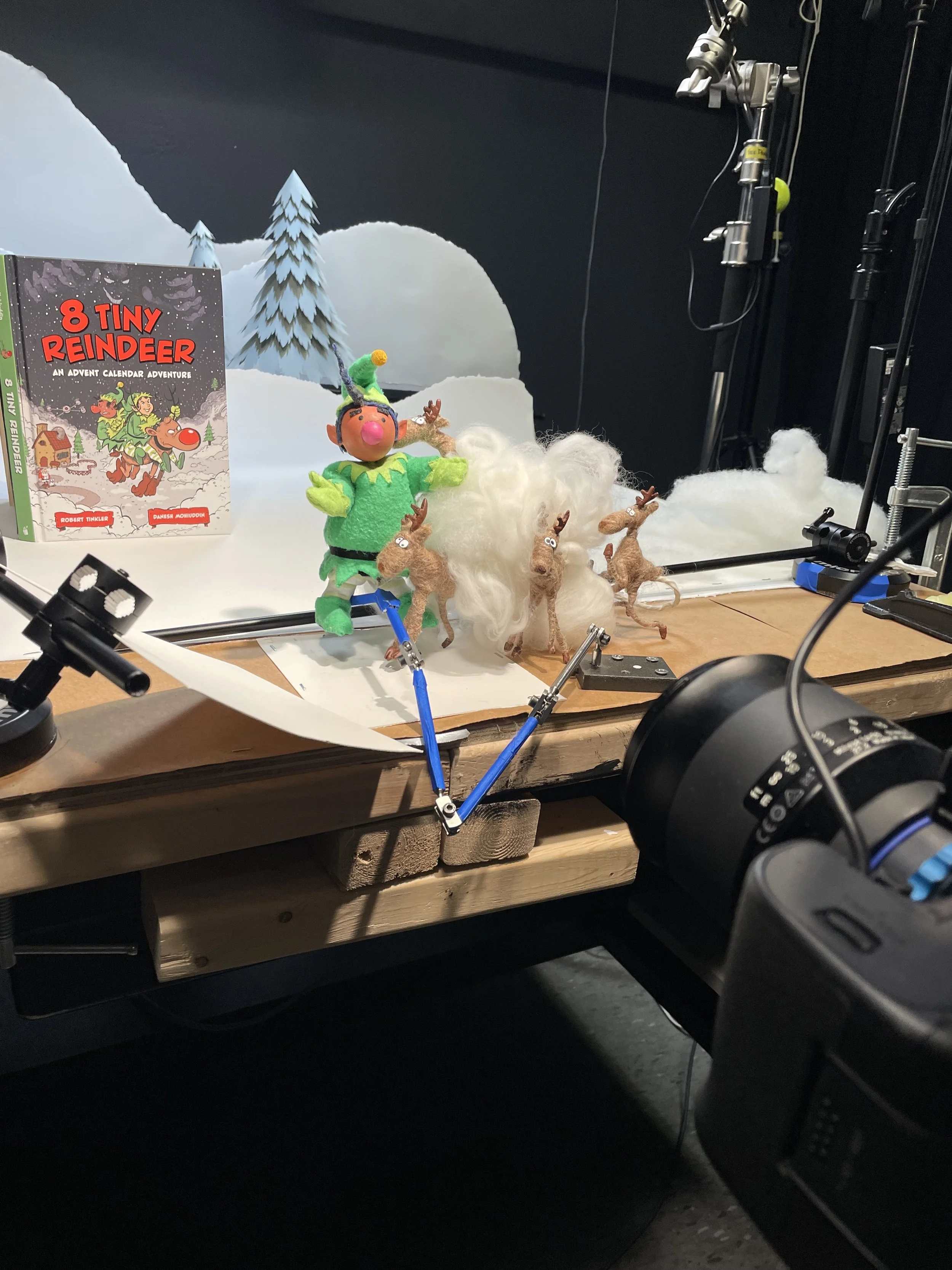 Set Fabrication for 8 TINY REINDEER (2024)