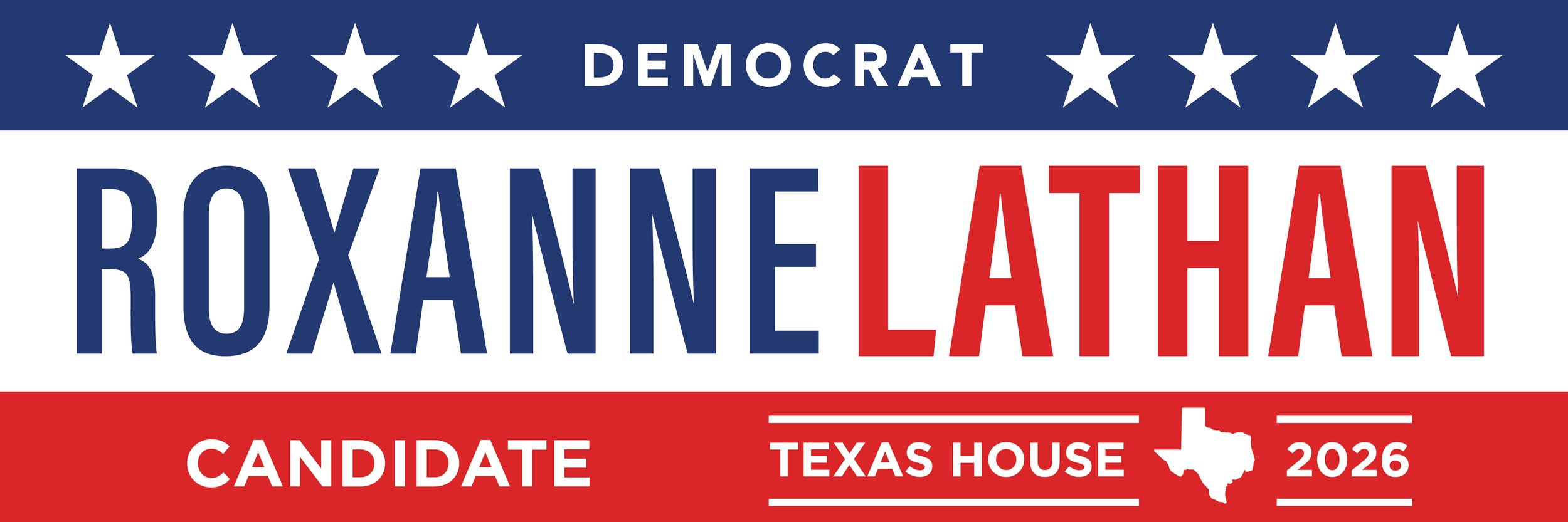 Banner for Roxanne Lathan Democrat