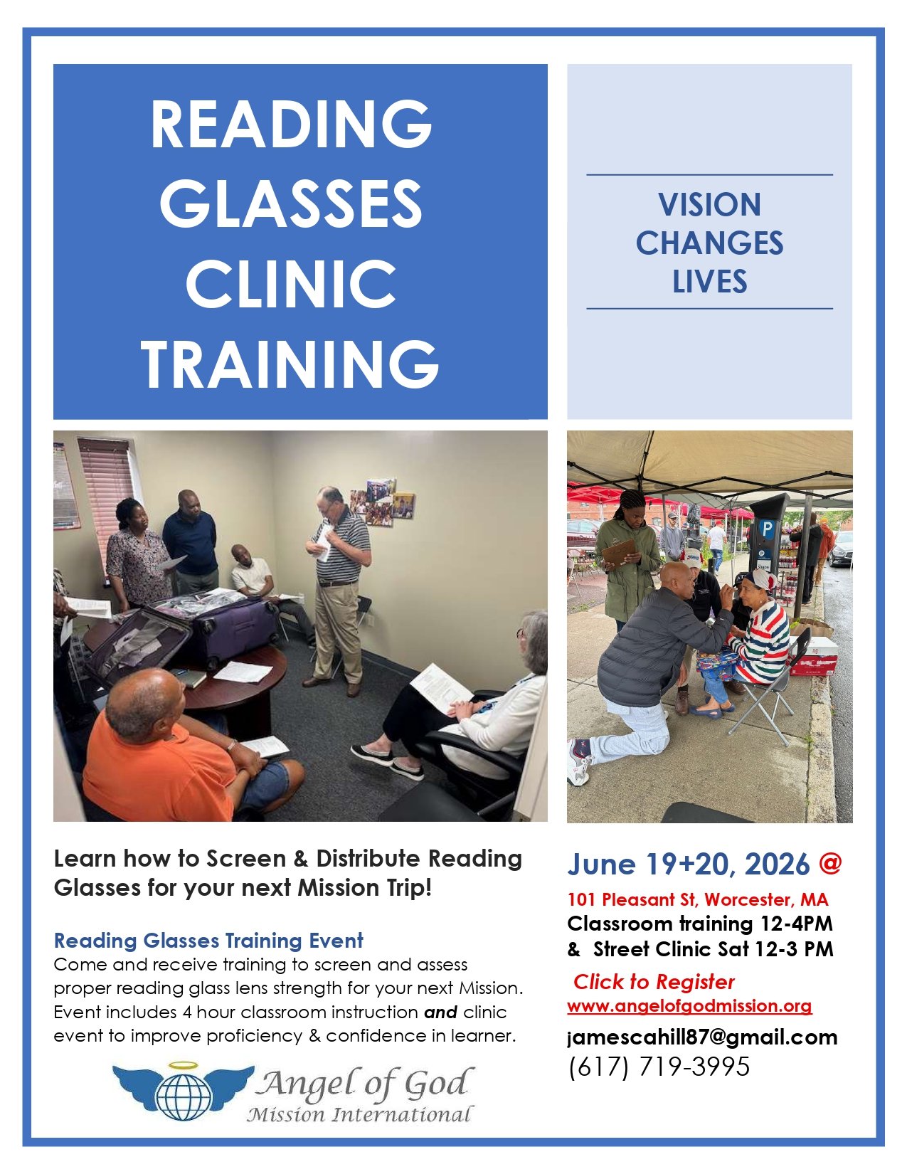 Reading Glasses Clinic Training