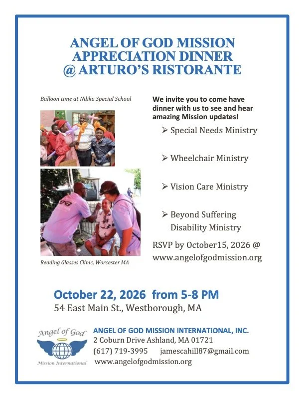 Angel of God Appreciation Dinner