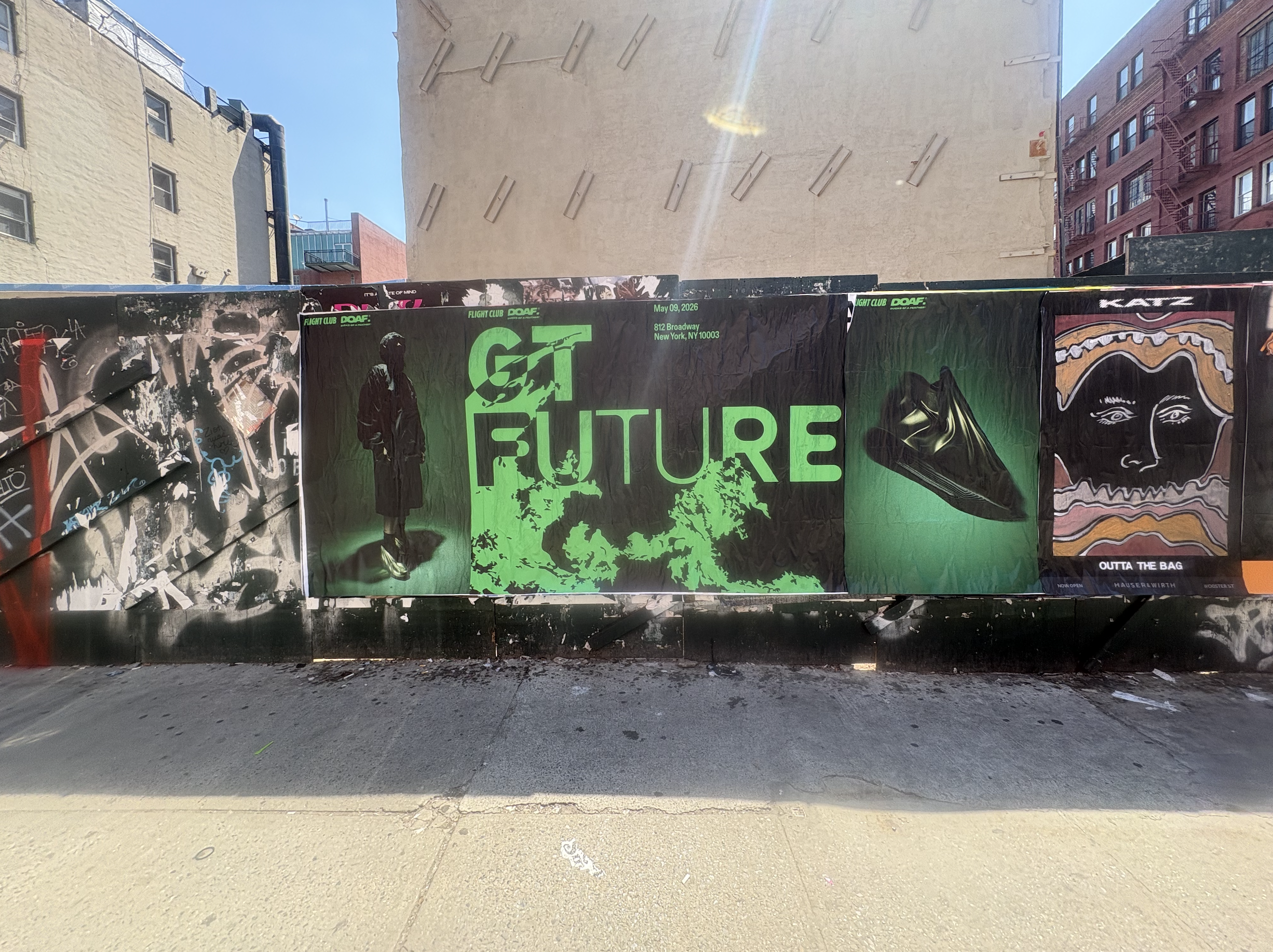800 Posters, One City: Flight Club’s Bold NYC Wheatpaste Takeover