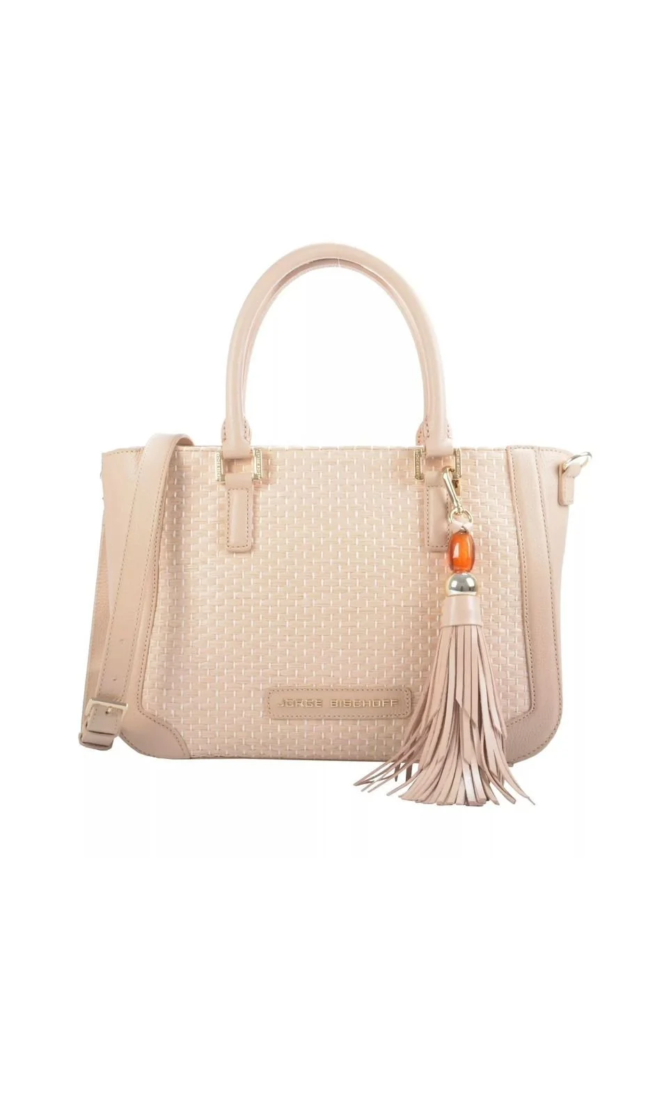 Bolsa Tote Nude/Bege Trançada - Jorge Bischoff