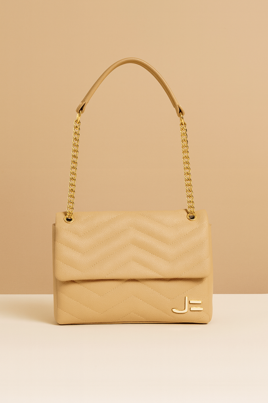Bolsa de Ombro Bege - Jorge Bischoff