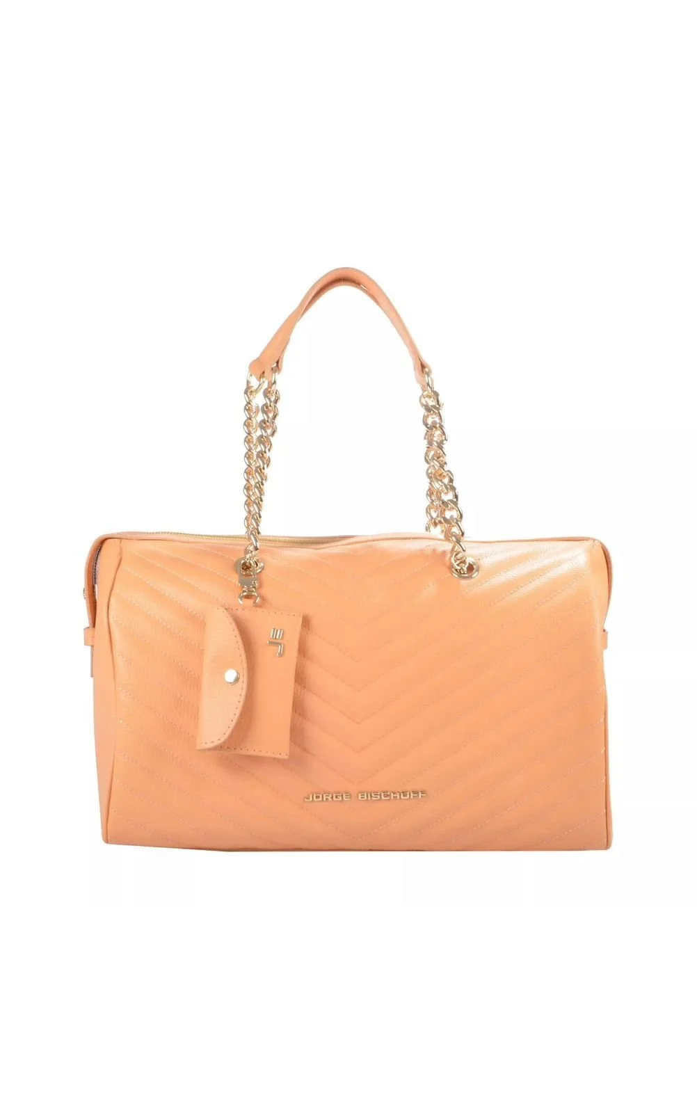 Bolsa Matelassê Salmão/Pêssego - Jorge Bischoff
