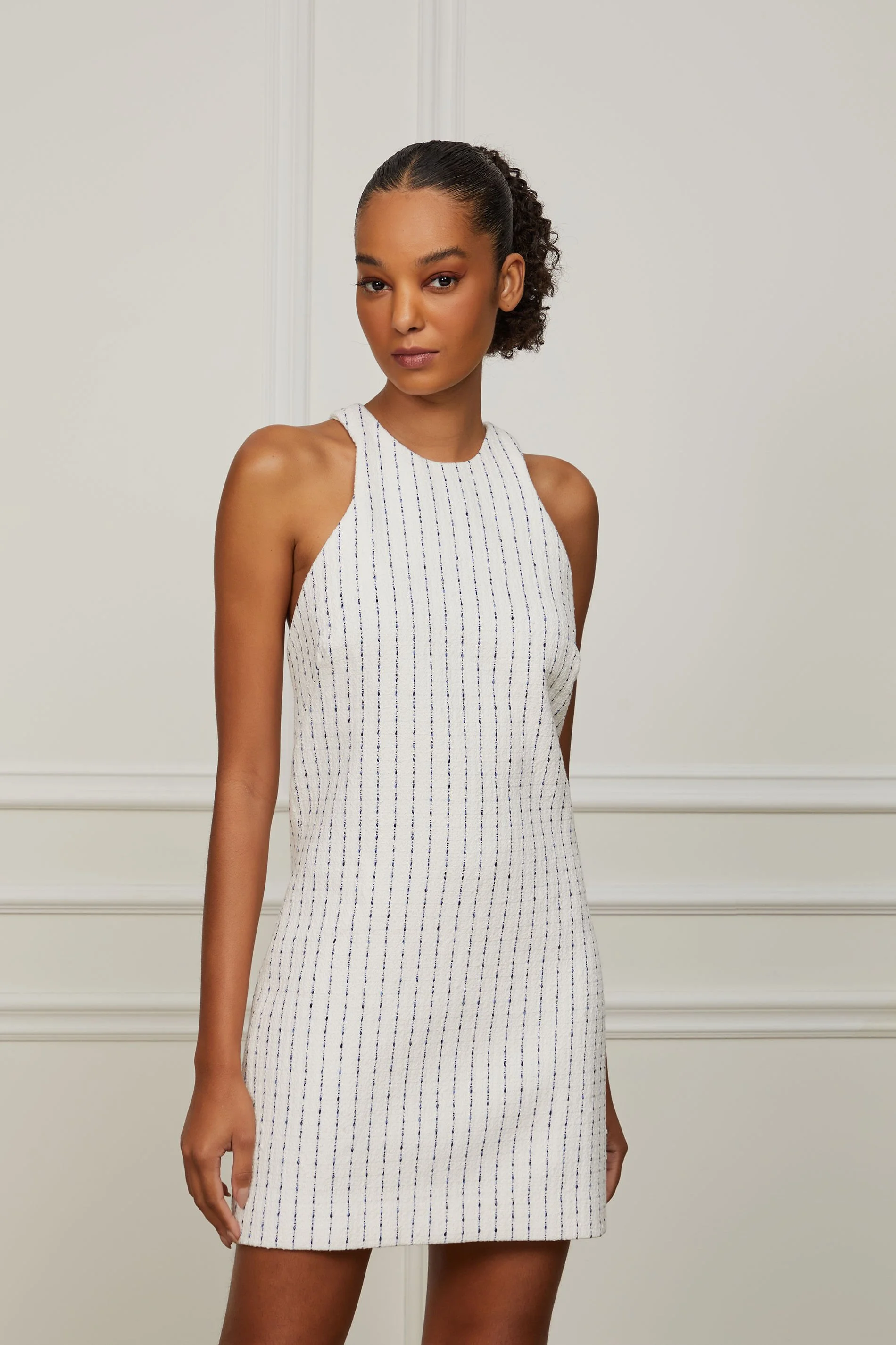 Vestido curto listras - Animale