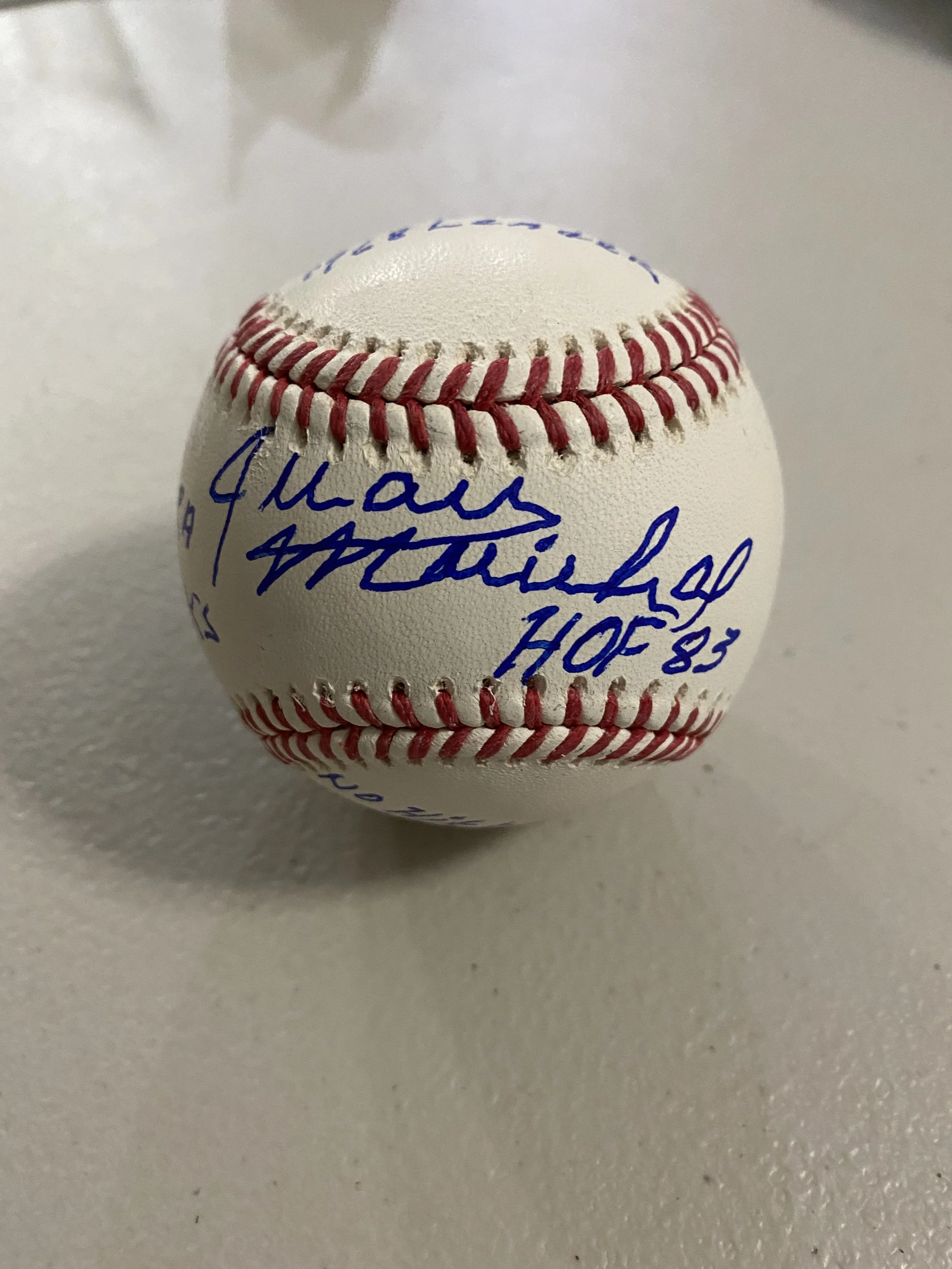 Juan Marichal Signed Baseball - Signature.jpg