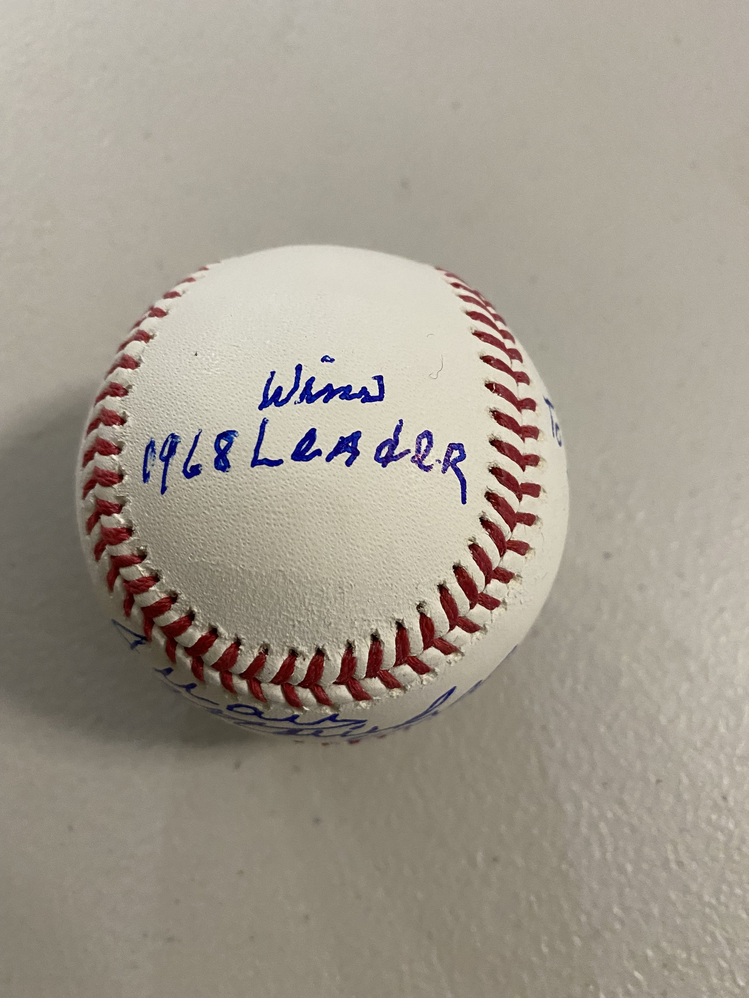 Juan Marichal Signed Baseball - Inscription 1.jpg