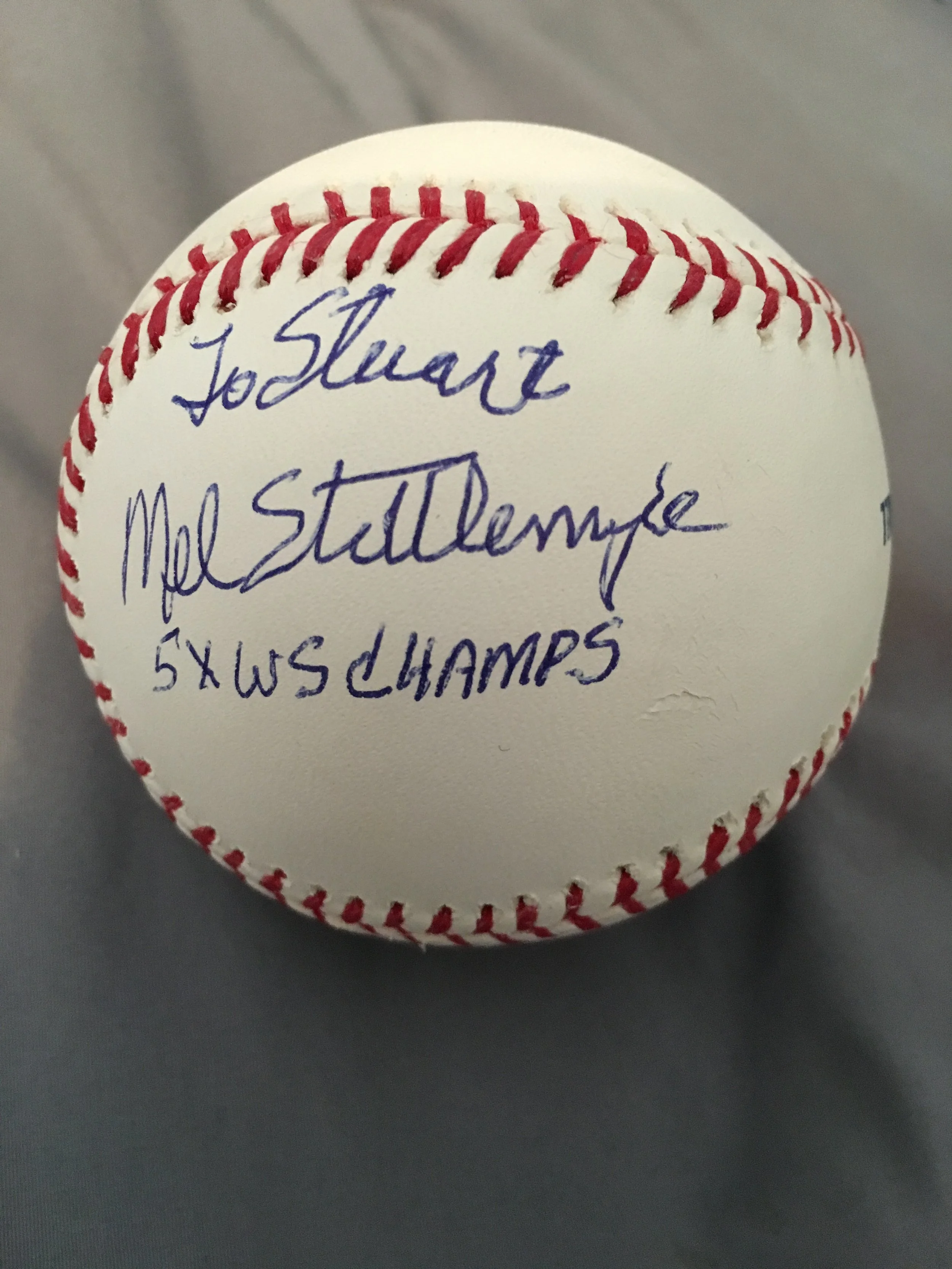 Mel Stottlemyre Signed Baseball.JPG