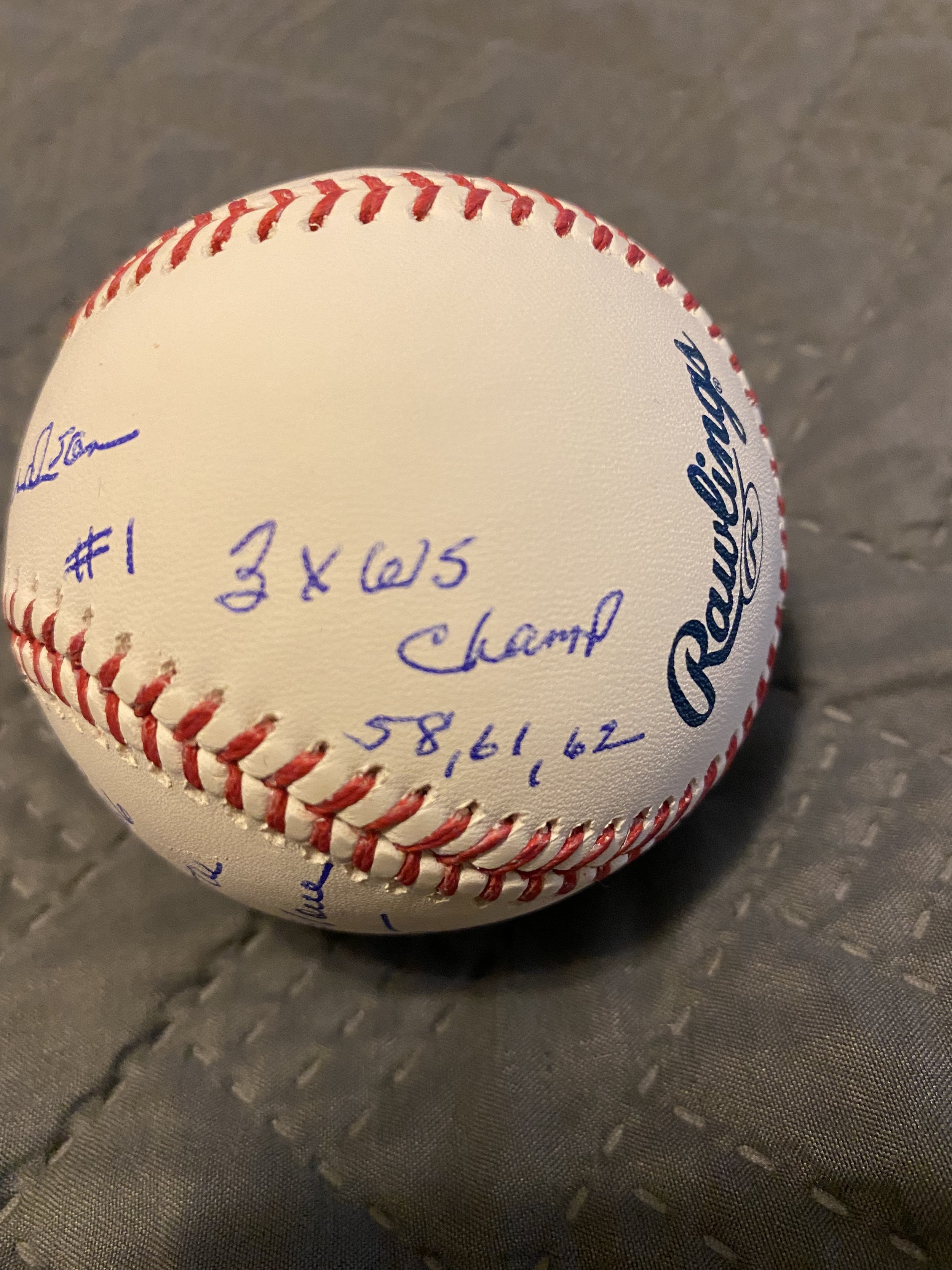Bobby Richardson Signed Baseball - Inscriptions 2.jpg