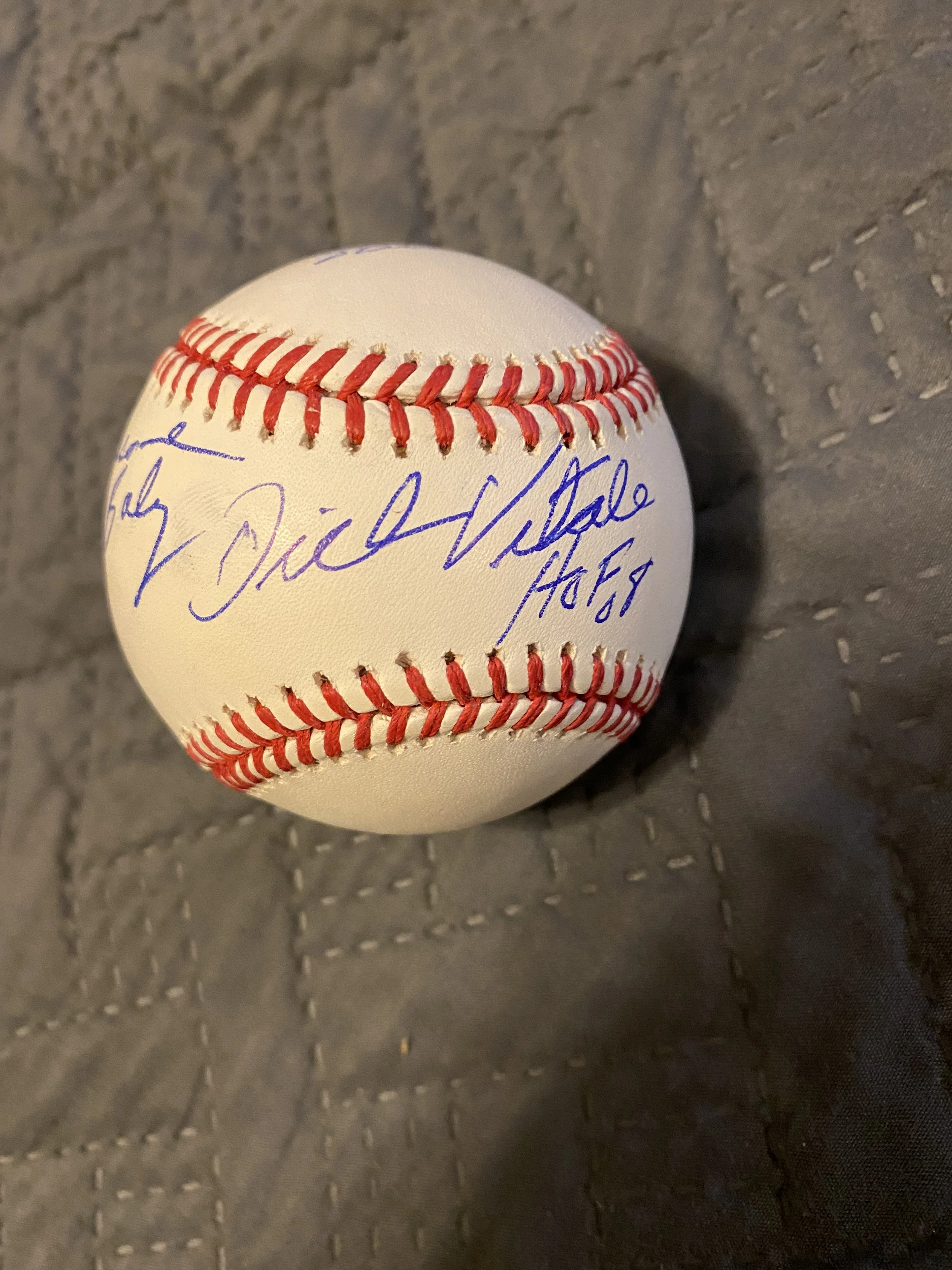 Dick Vitale Signed Baseball 1.jpg