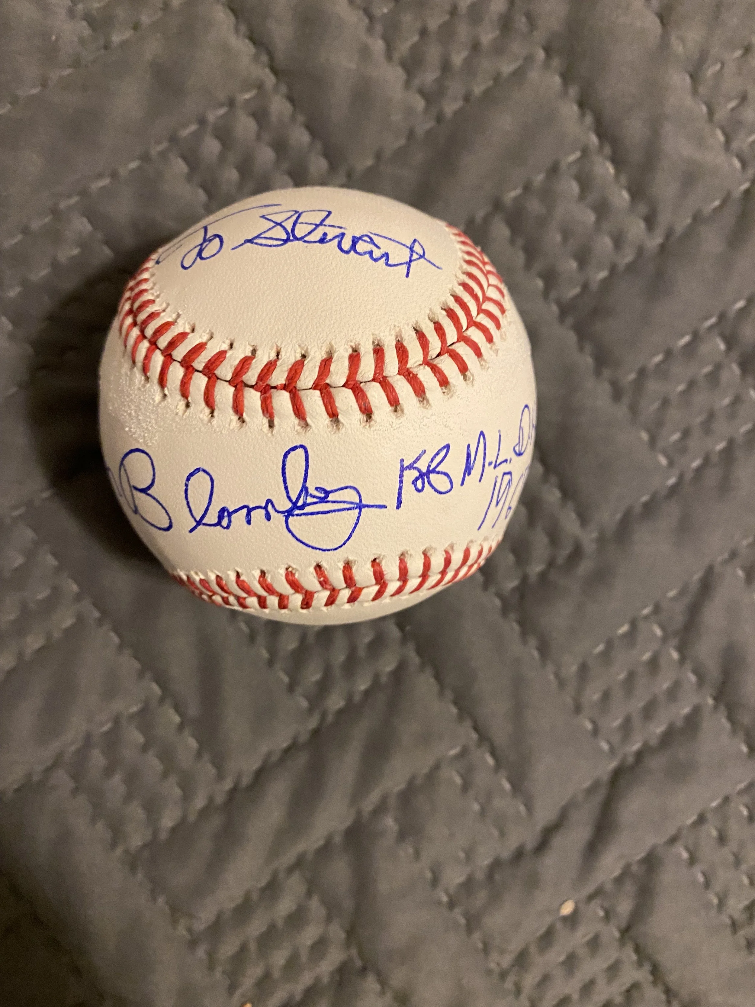 Ron Blomberg Signed Baseball - 1.jpeg