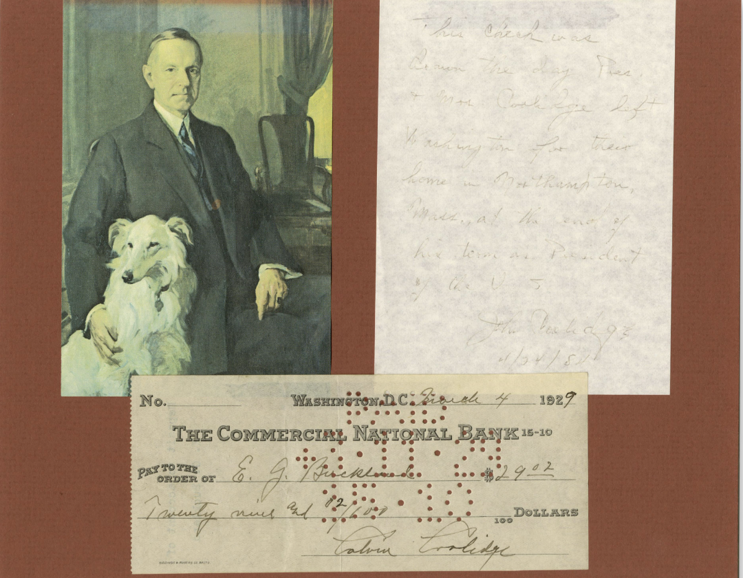 Calvin Coolidge Signed Check on Last Day as President 1.png