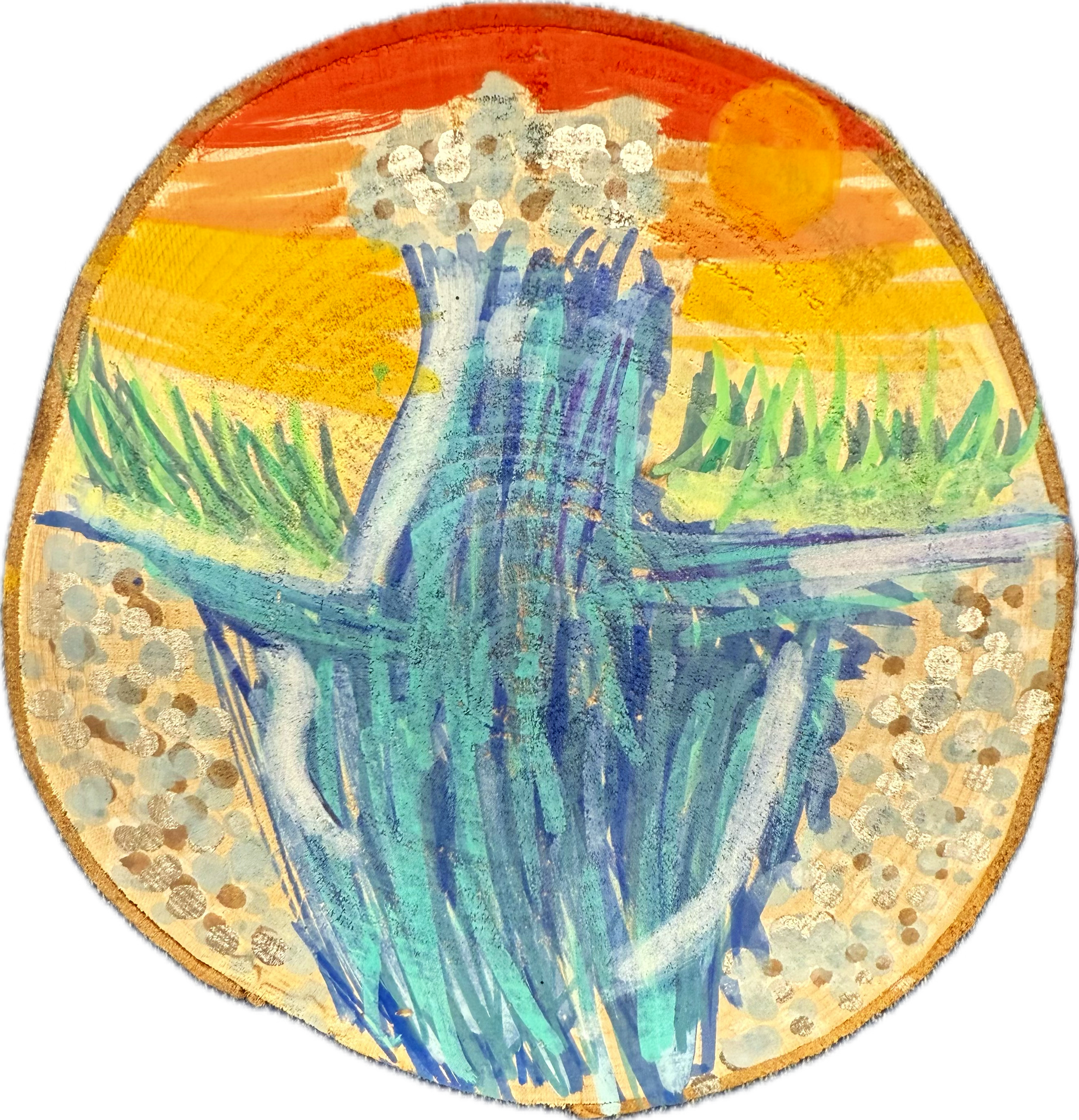 The Sunset Waterfall