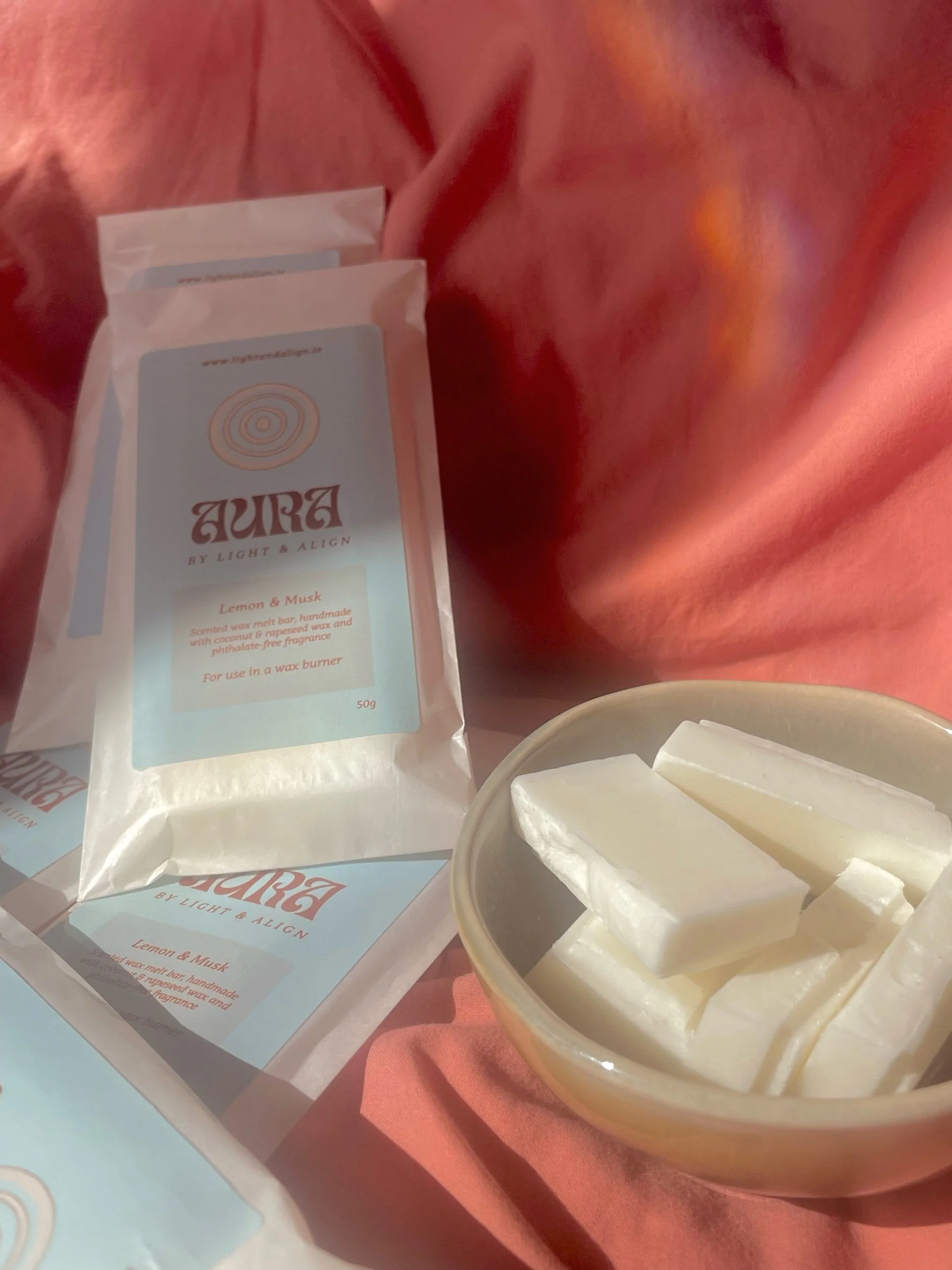 Aura | Wax Melt Bar | Lemon & Musk
