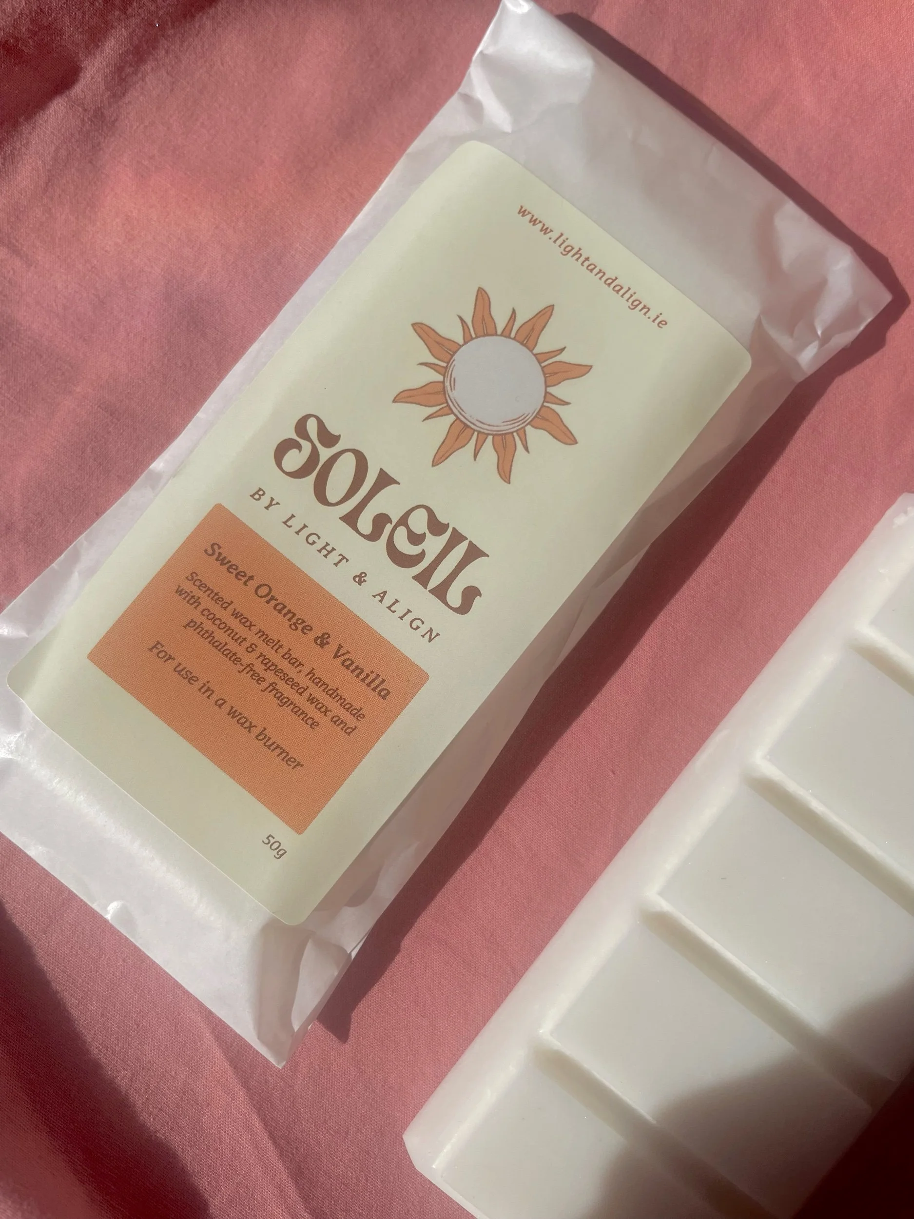 Soleil | Wax Melt Bar | Sweet Orange & Vanilla
