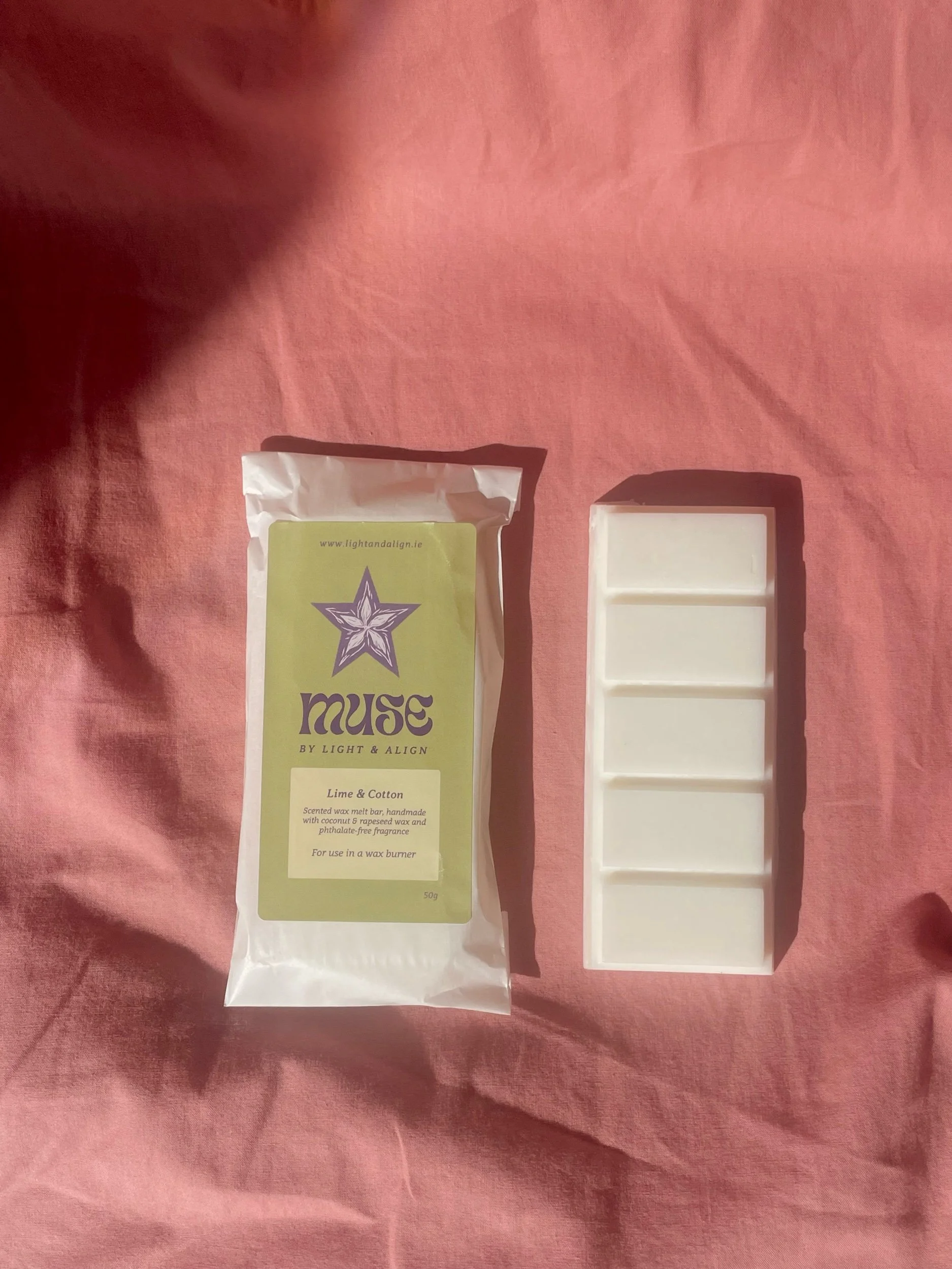 Muse | Wax Melt Bar | Lime & Cotton