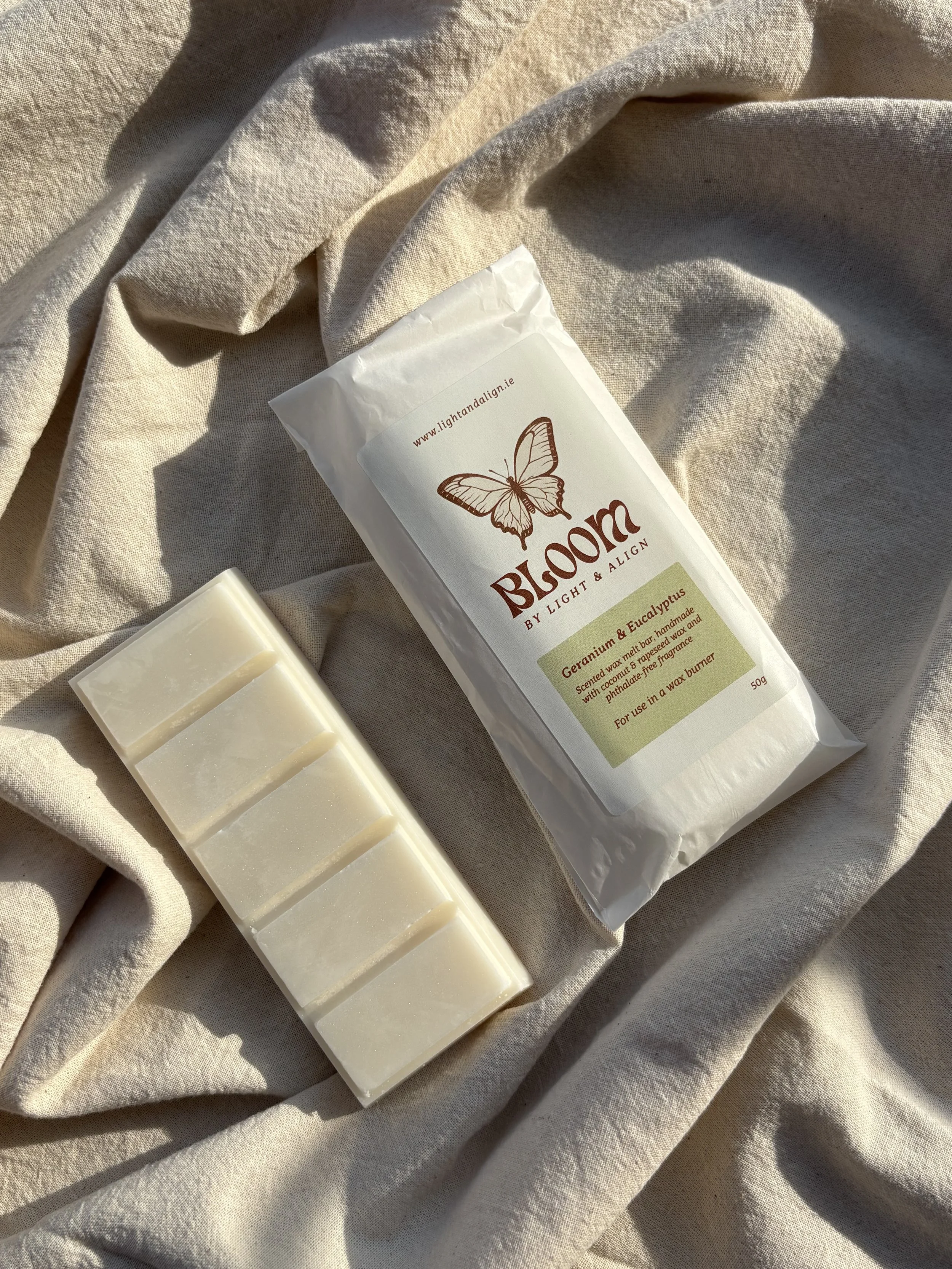 Bloom | Wax Melt Bar | Geranium & Eucalyptus