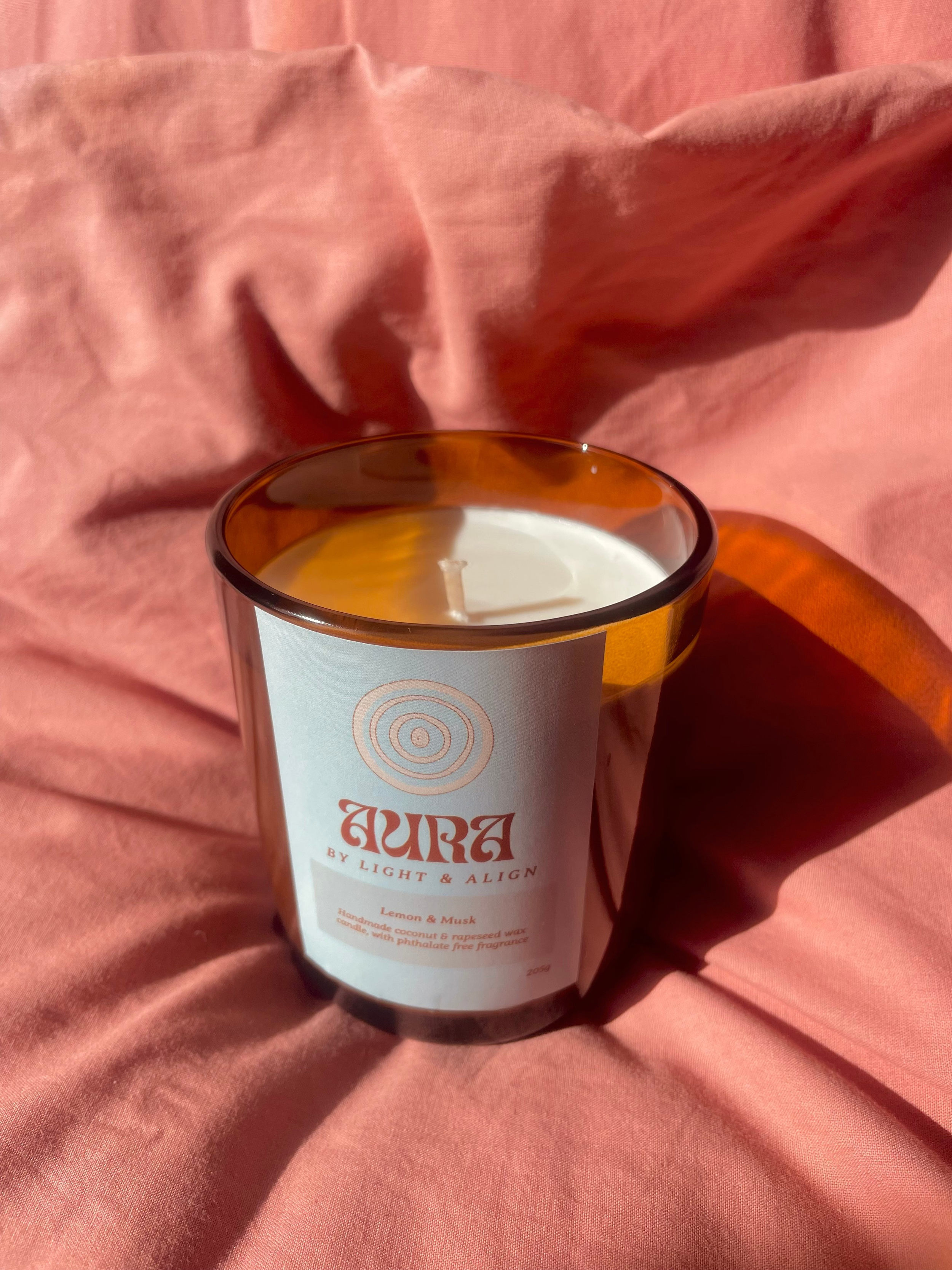 Aura Candle | Lemon & Musk