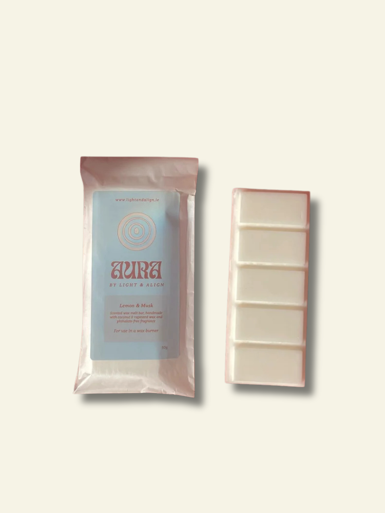 Aura | Wax Melt Bar | Lemon & Musk