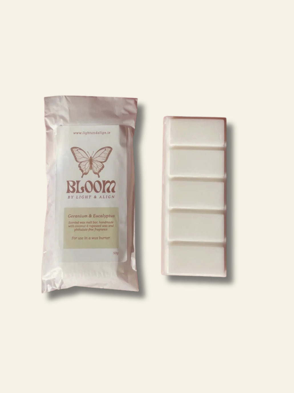 Bloom | Wax Melt Bar | Geranium & Eucalyptus