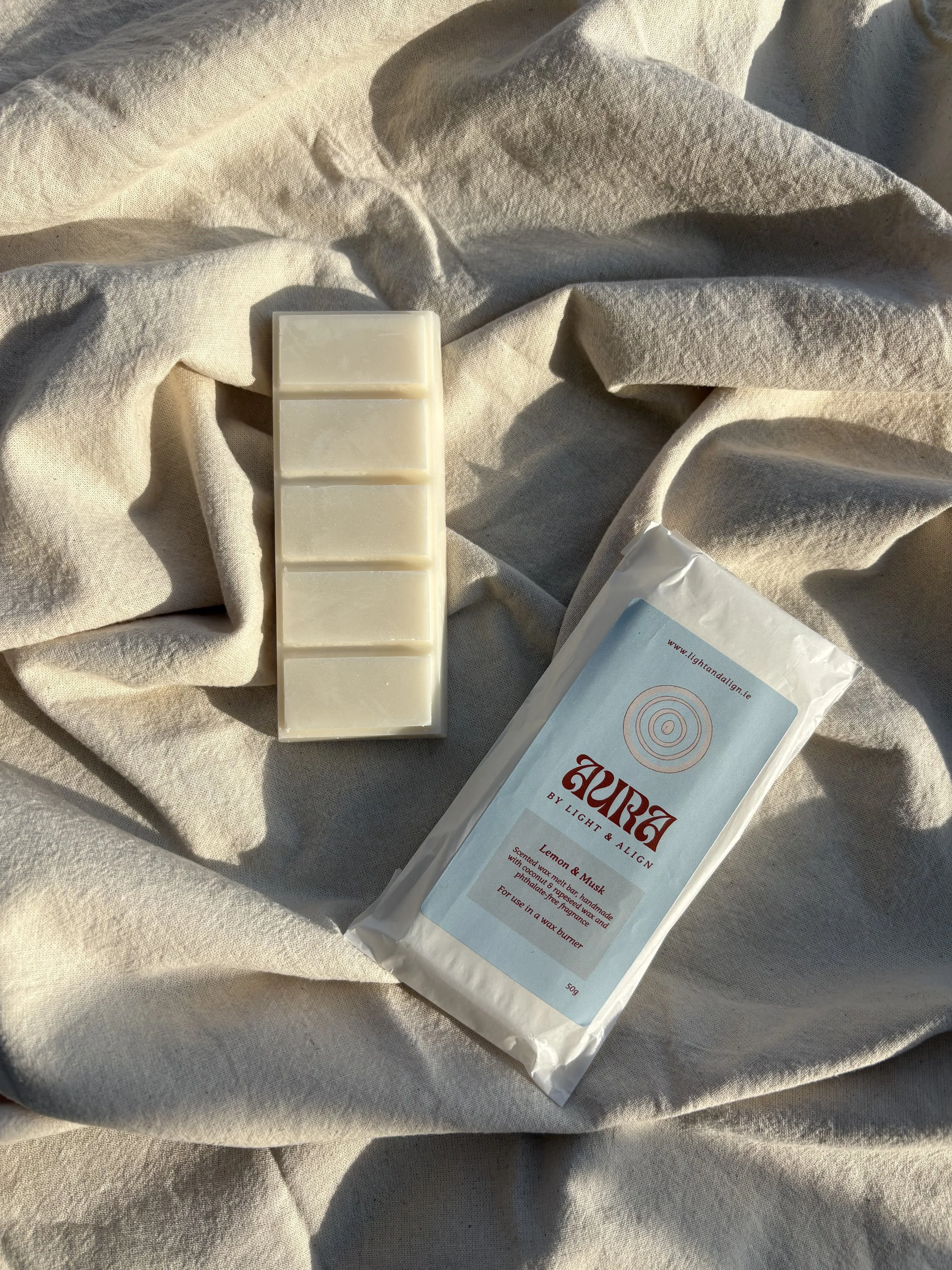 Aura | Wax Melt Bar | Lemon & Musk