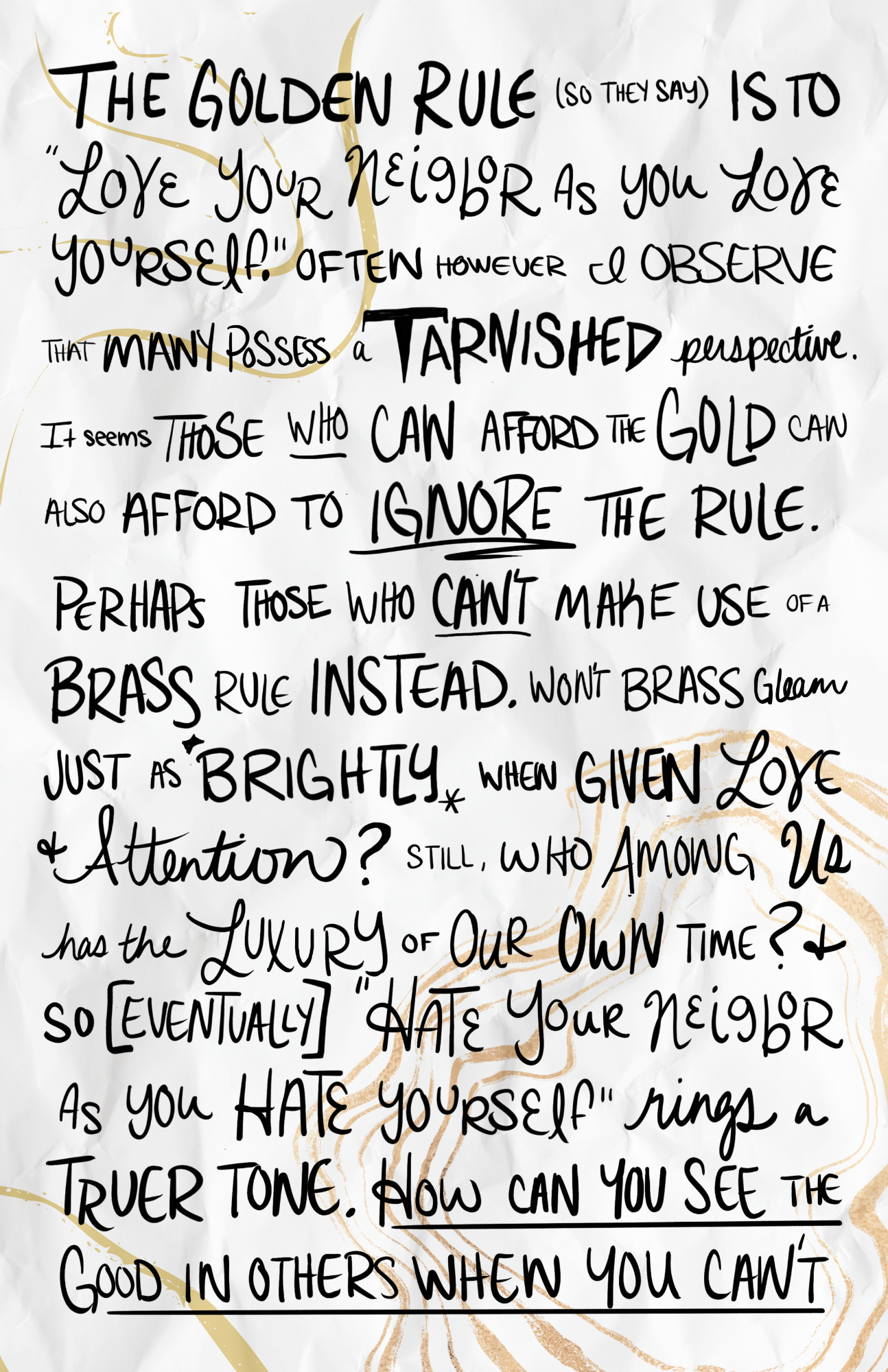 DEC: The Golden rule (1 of 2)