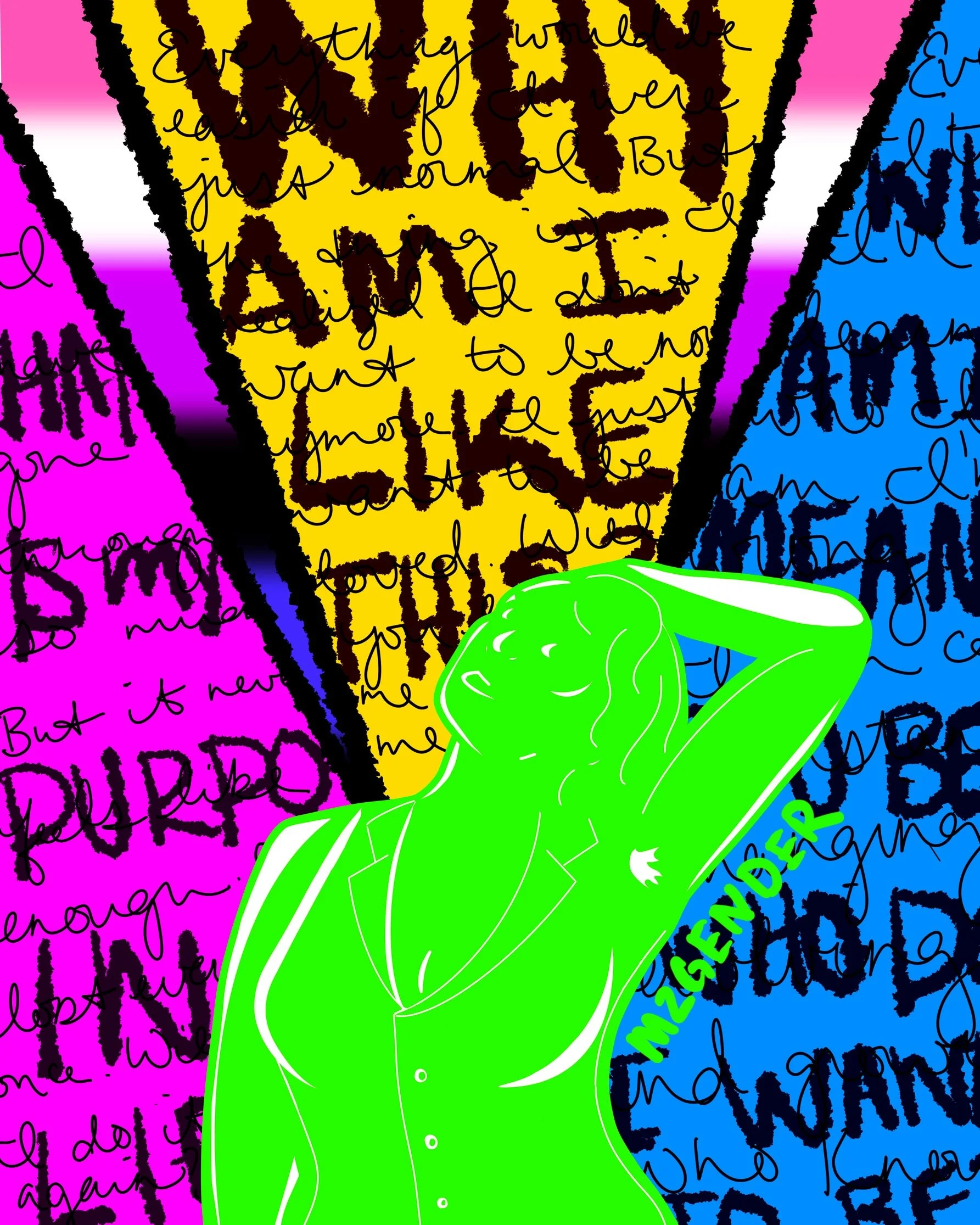 And AFTER coming out. Still a lil angsty, but a lot less so.