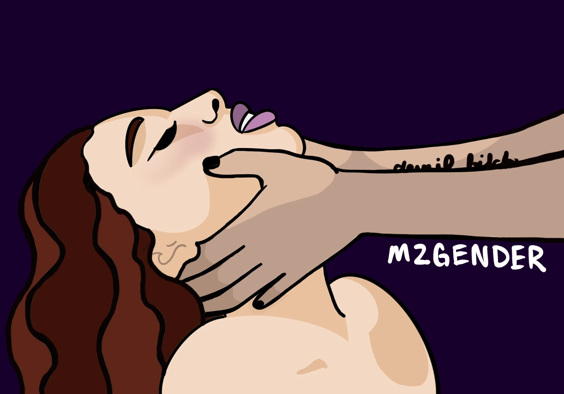 Inspired by the single artwork for Kiana Ledé's song "Ur Best Friend" This and all the ones following were part of a comic that I started on and never finished in like 2021. Well, actually this wasn't ever part of the comic, but I used my characters 