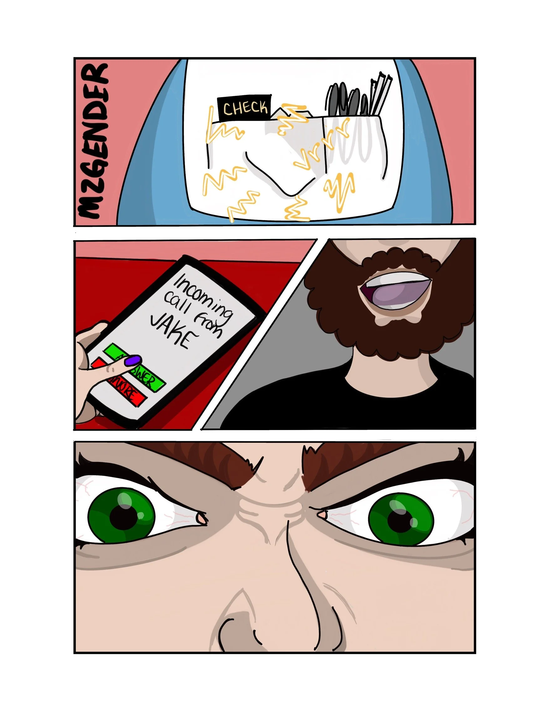 I don't remember why we're mad at Jake.