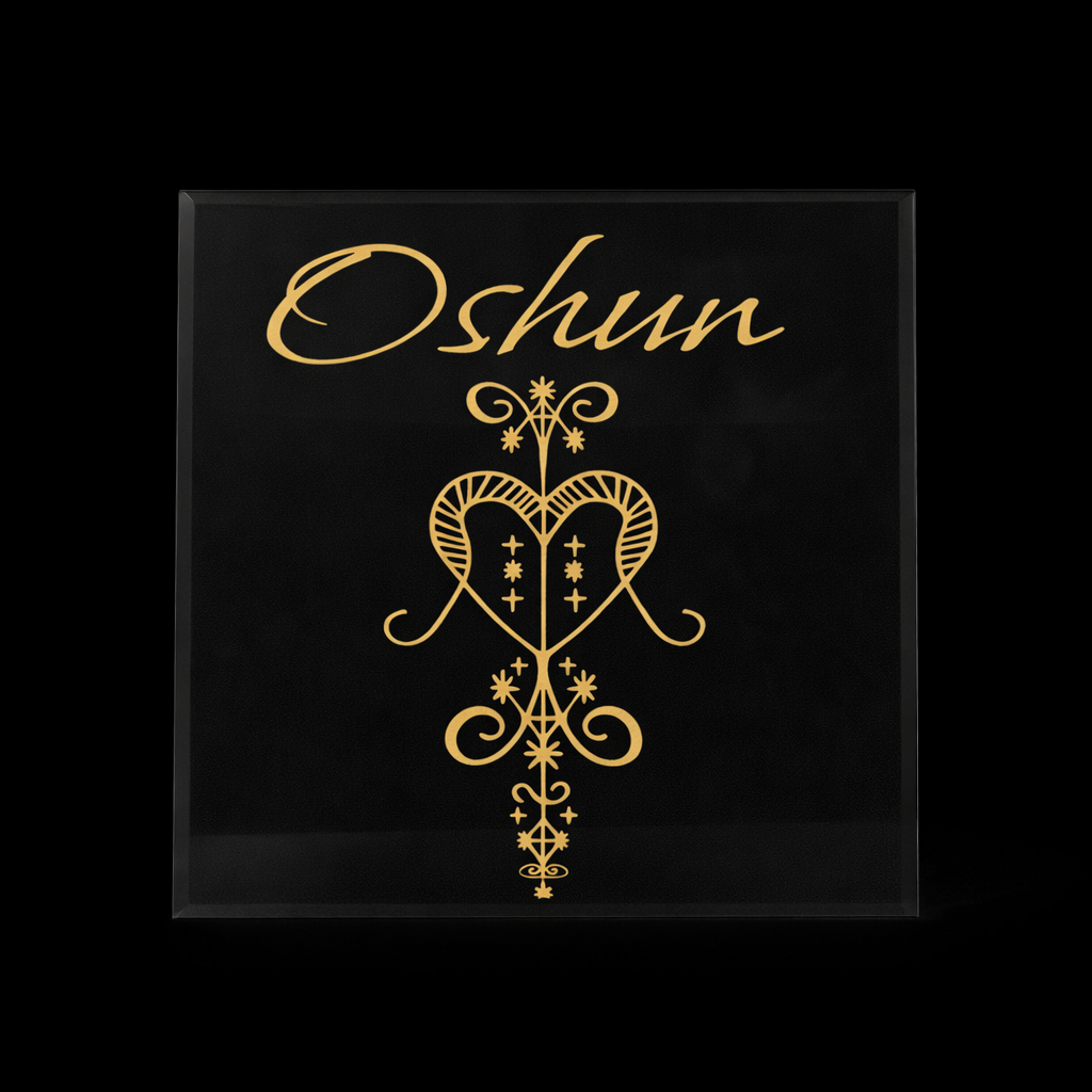 Oshun Mirror with Erzulie Symbol (Mirror Magic)