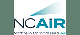 Logo of NorthernCompressed Air with stylized blue and teal graphics.