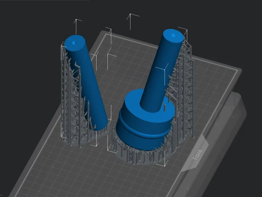 Replica Tri-ang Major Tractor Exhaust Downloadable Digital File