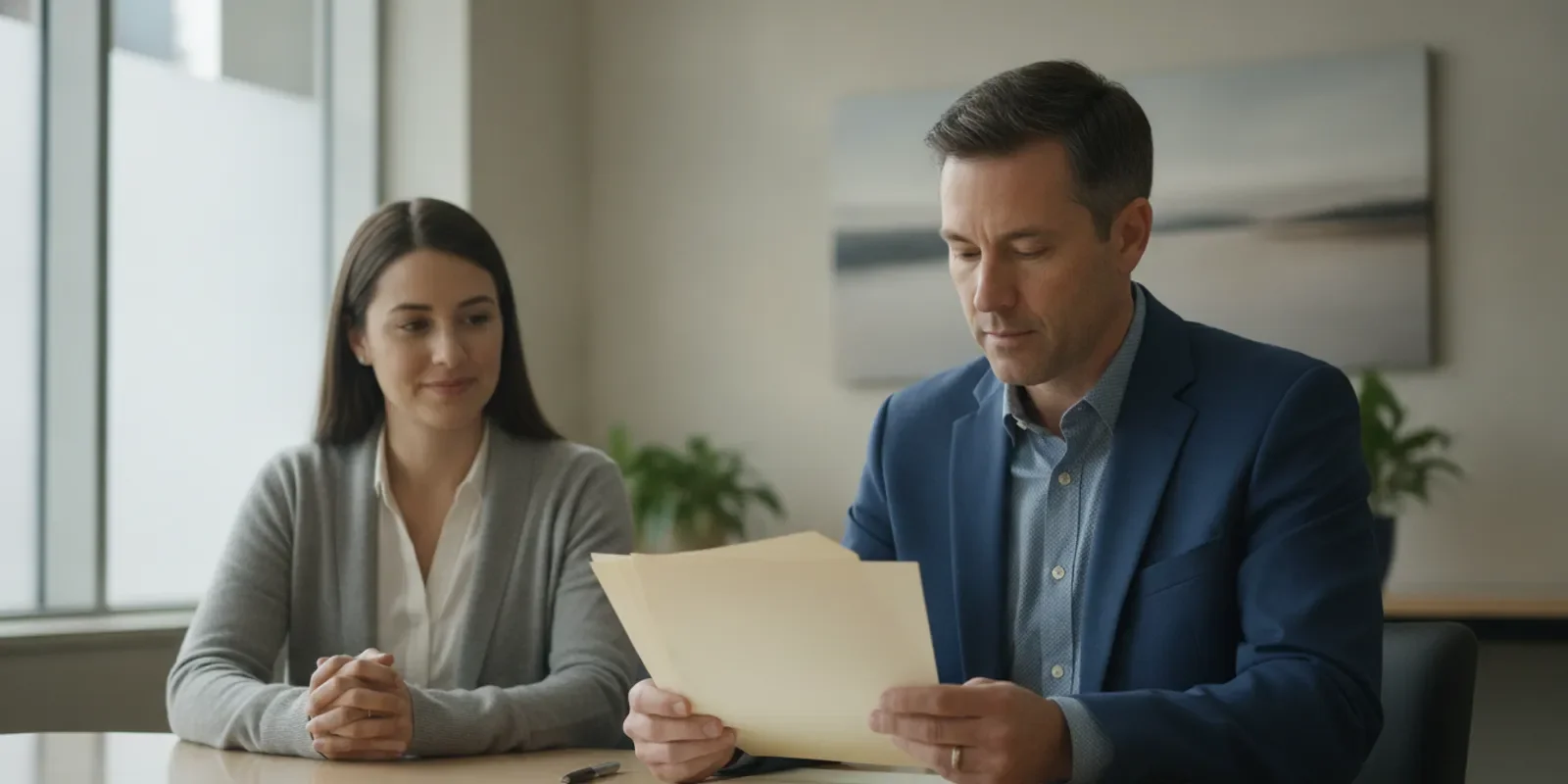 Public employee speaking with a representative before an administrative interview