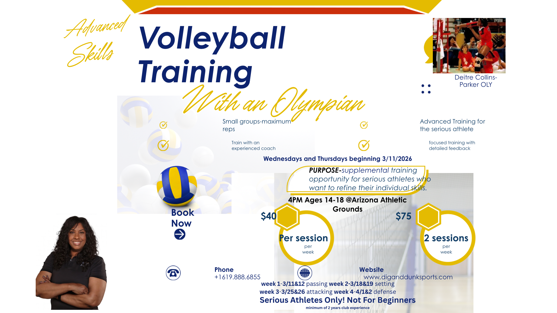 Advanced Volleyball Skill Training - With an Olympian