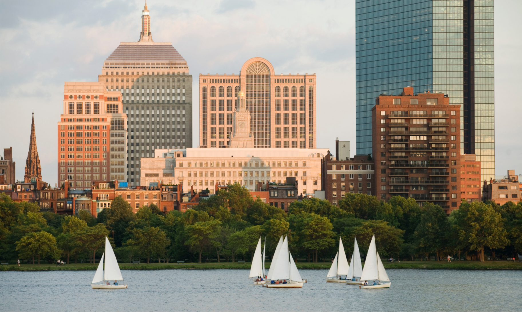 Executive coaching in Boston Massachusetts business district skyline