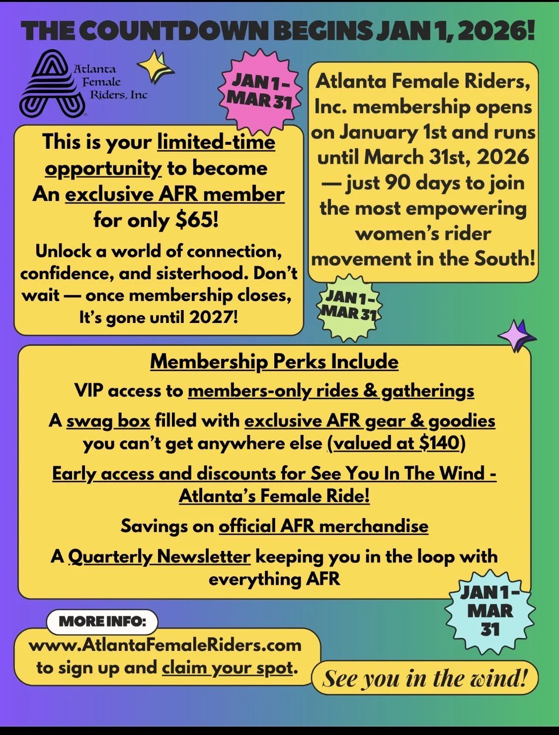AFR EXCLUSIVE MEMBERSHIP