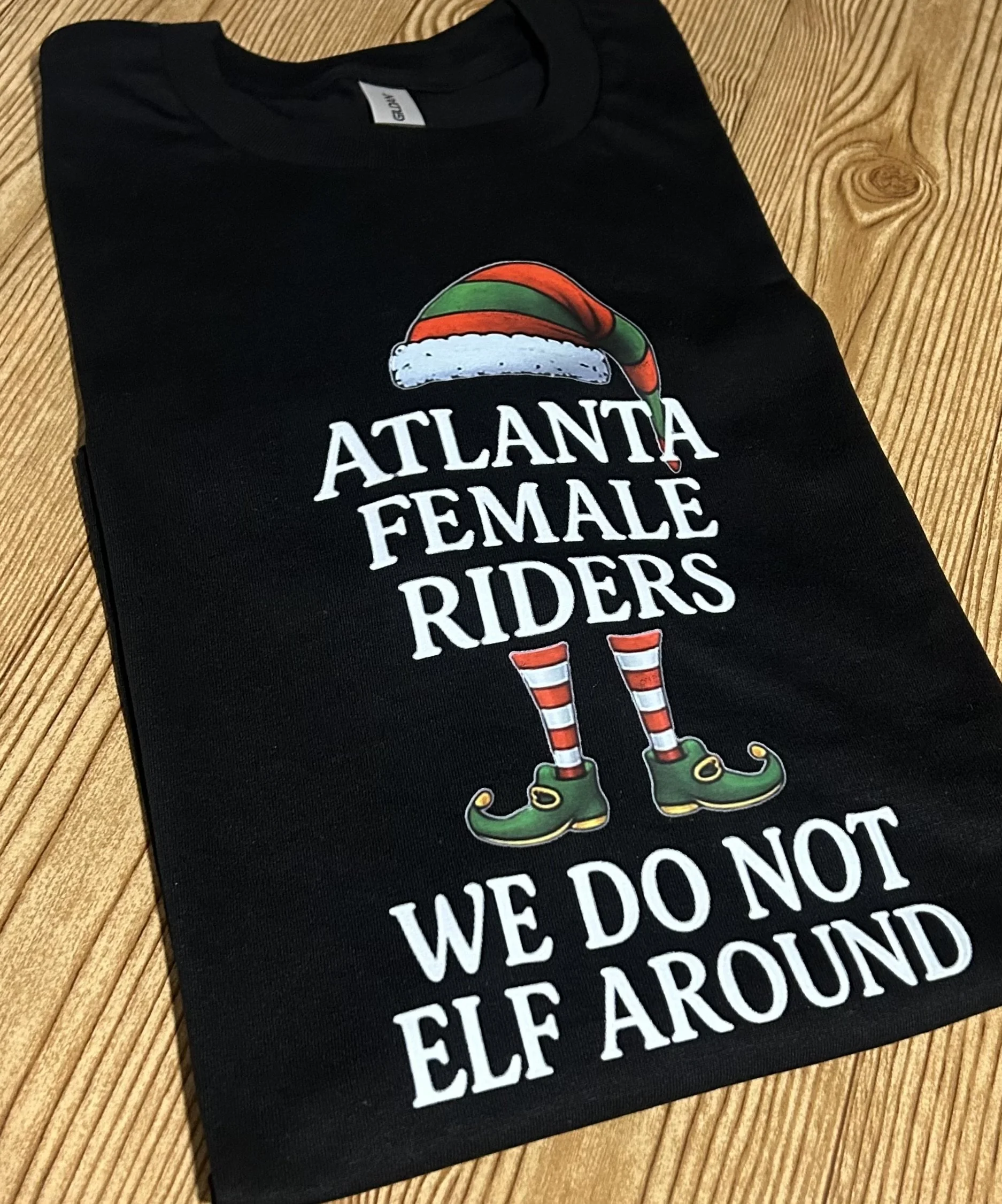 Atlanta Female Riders Christmas T-Shirt