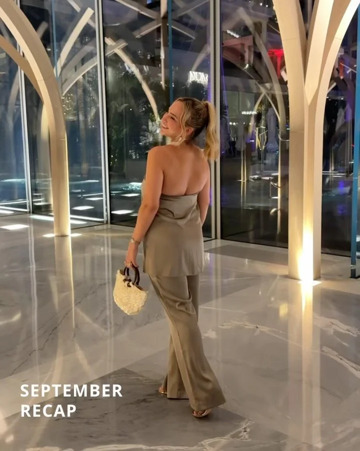 September Dump 🍁 ⁠
⁠
Dubai with the fam 🫶⁠
Getting TEN fine line tattoos with @natalietattoo 🤩 (I know, insane right?!)⁠
I got invited to the CCR Event and let me tell you, the innovations in the works are 😮&zwj;💨⁠
My client looks so rejuvenated