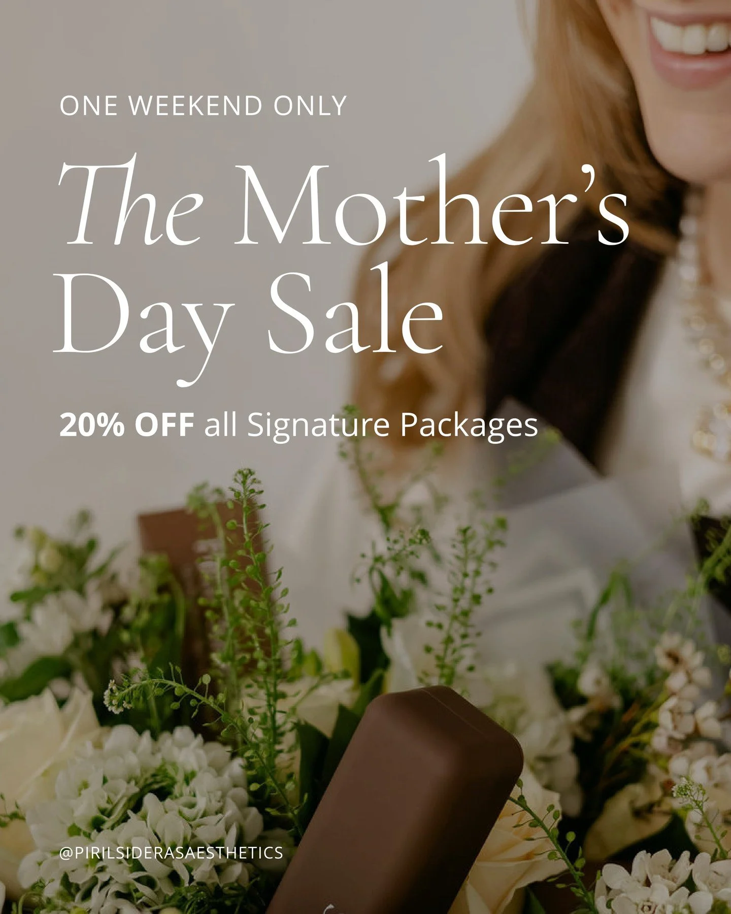 It is HERE. Our Mother's Day sale is officially open to everyone 🤍 

All my Signature Packages, limited appointments, one weekend only. An offer like this will not be coming back.

The link to book is in our bio. We can't wait to see you in the clin