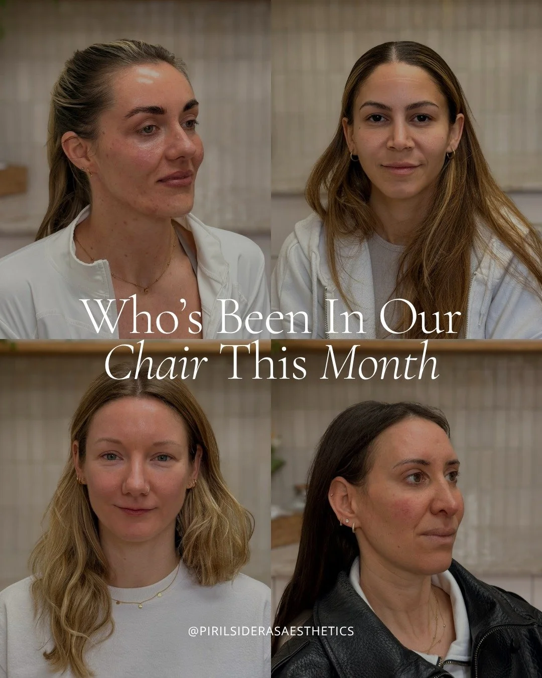 Every face that sits in our chair comes with a different reason for being here.

Some want to feel a little more refreshed. Some want to soften signs of stress or tiredness. Some are finally ready to start investing in themselves after putting it off