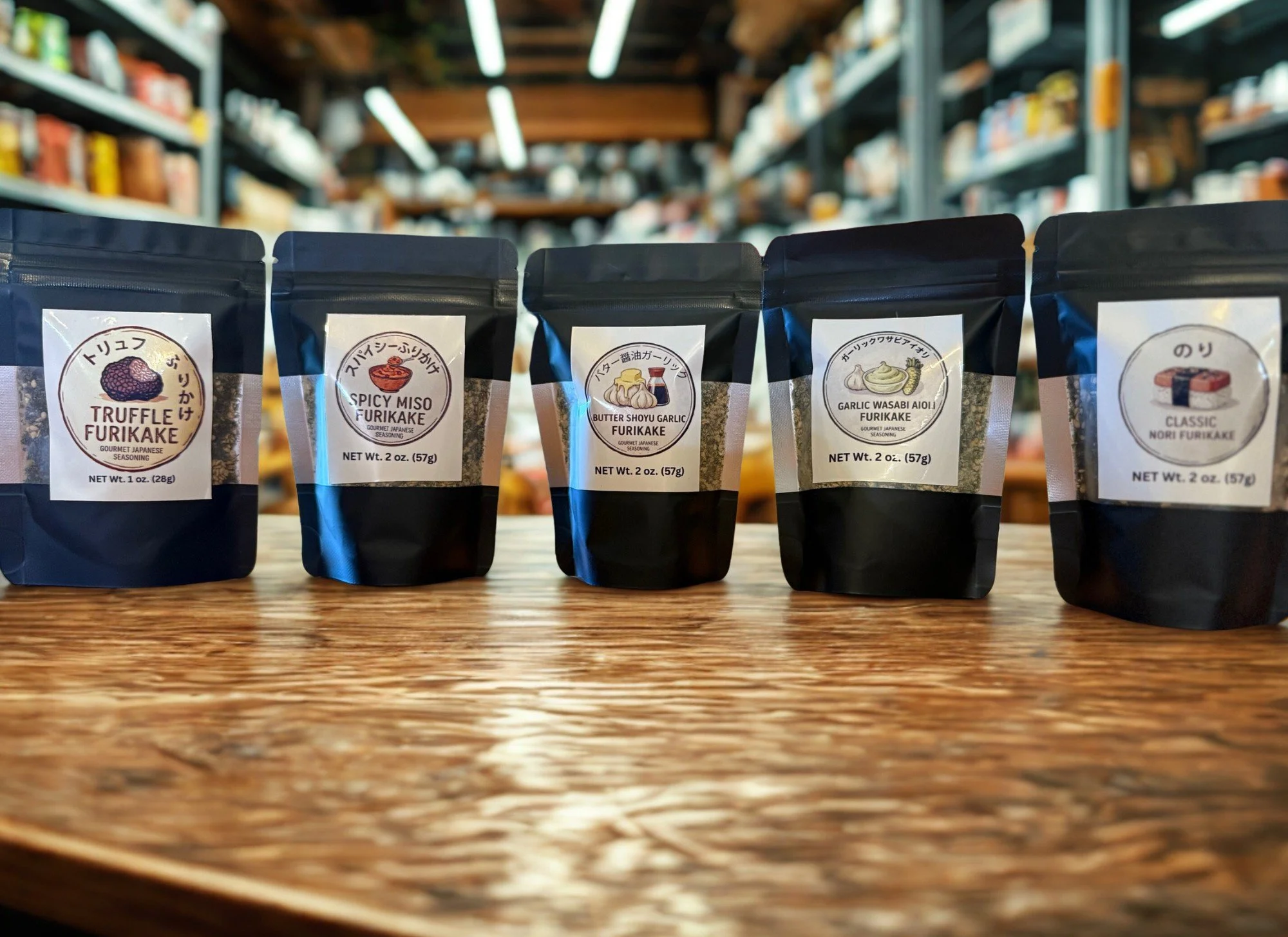 5 Varietyies Furikake Packs