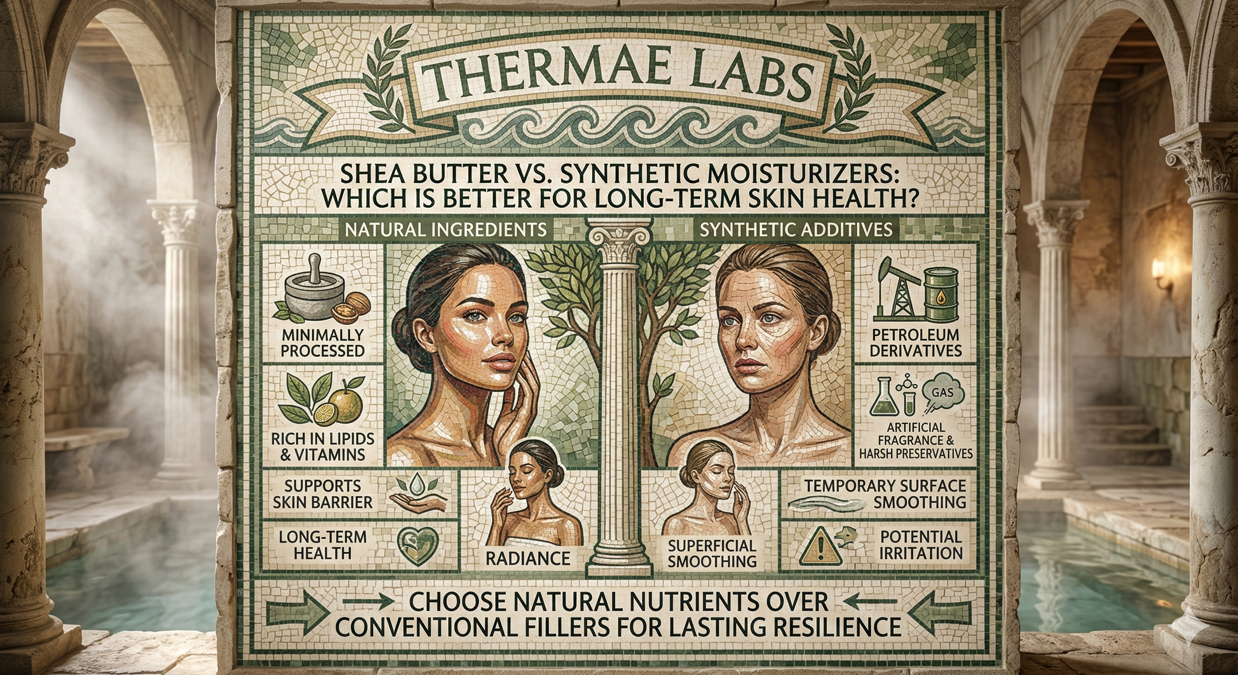 Shea Butter vs. Synthetic Moisturizers: Which Is Better for Long-Term Skin Health?