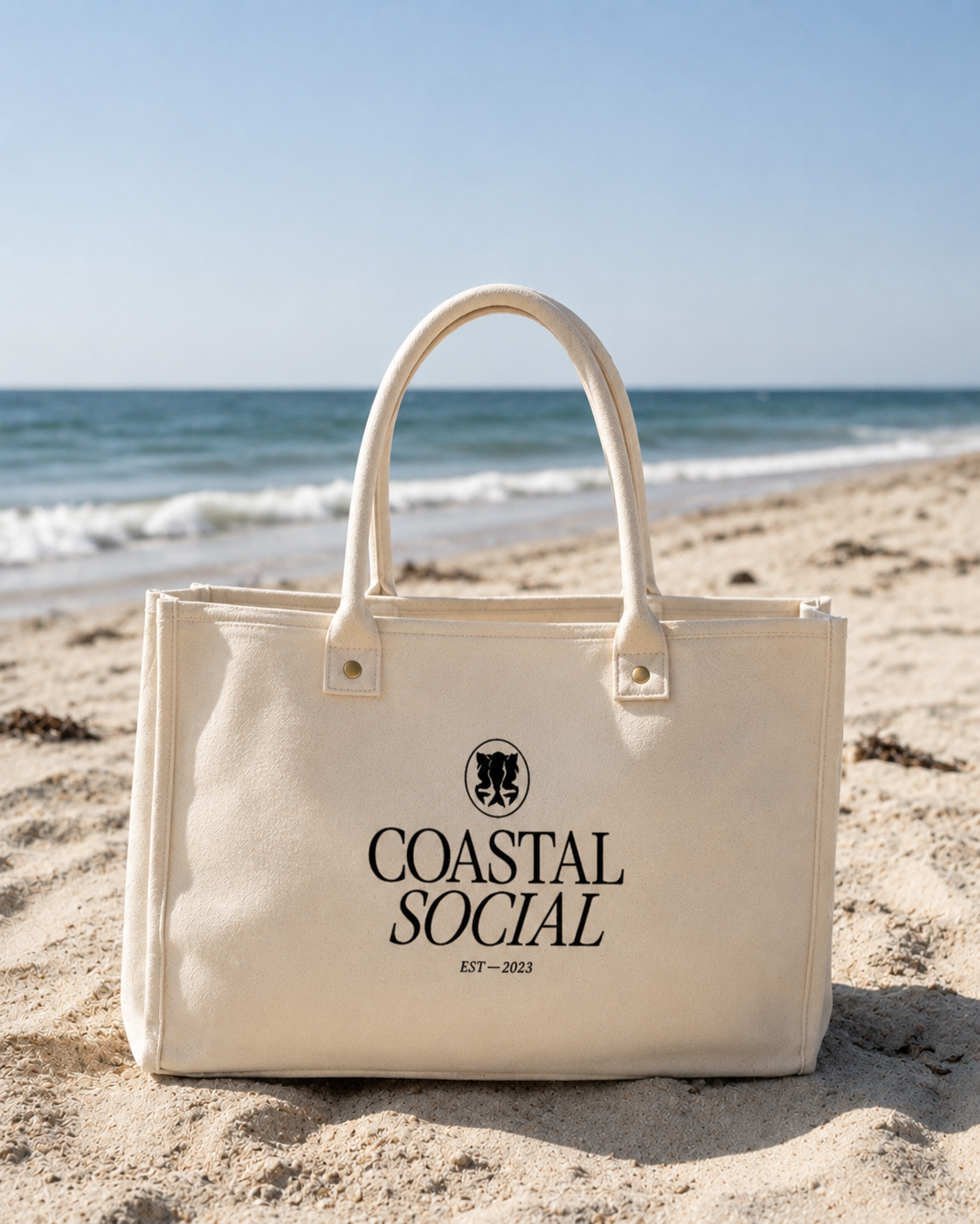 The Coastal Social Market Tote