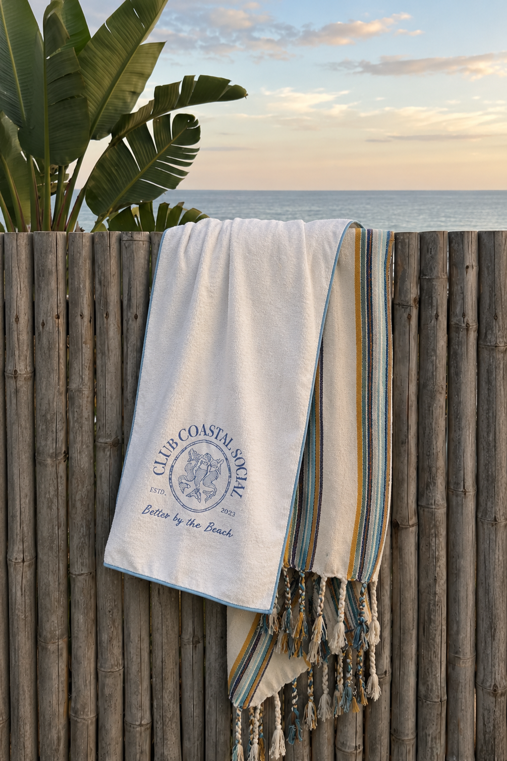 The Coastal Club Beach Towel