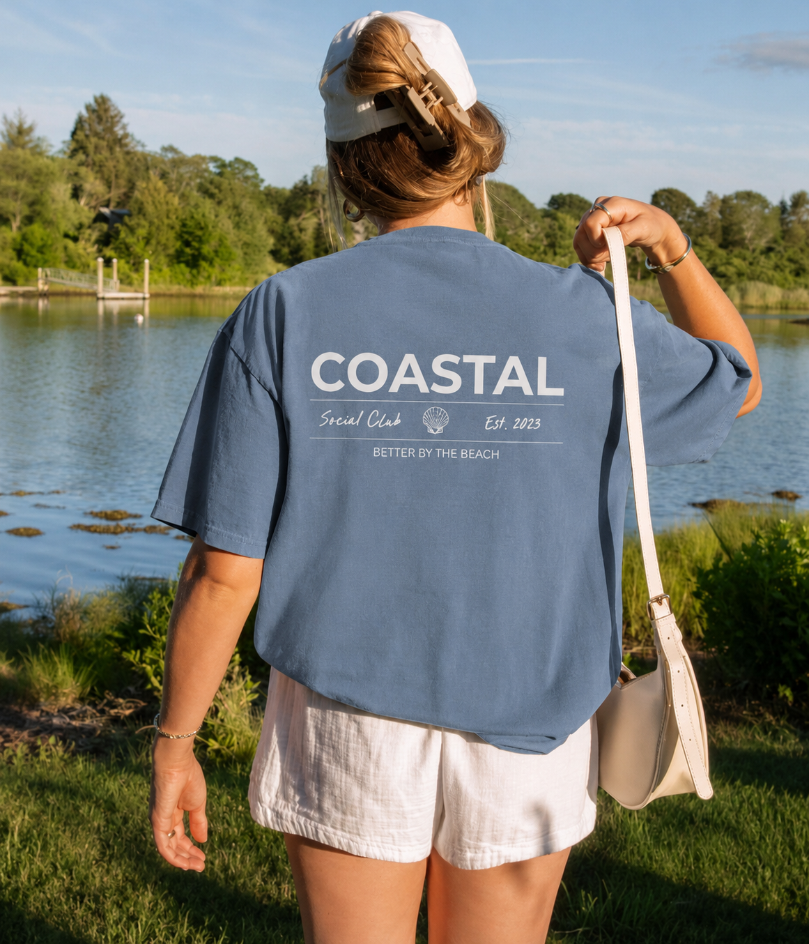 The Coastal Social Hour Pocket Tee