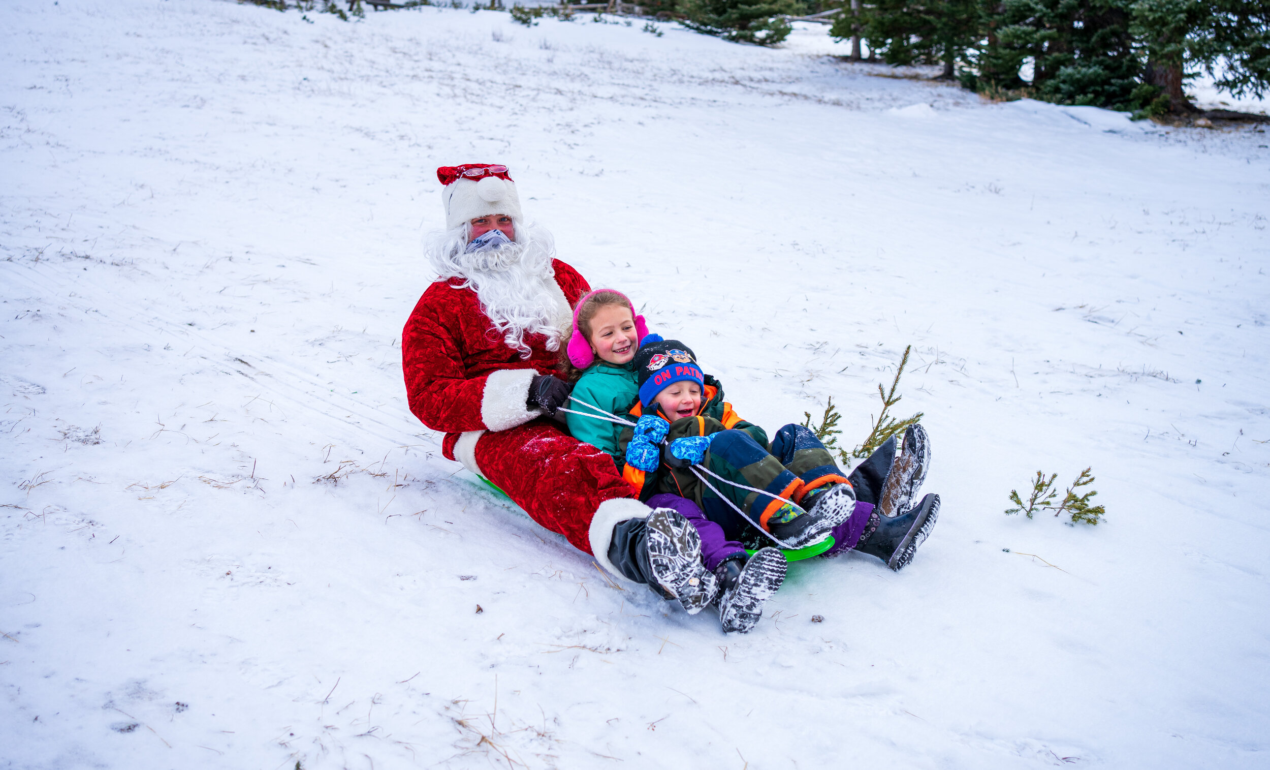 santa with kids sledding.jpg